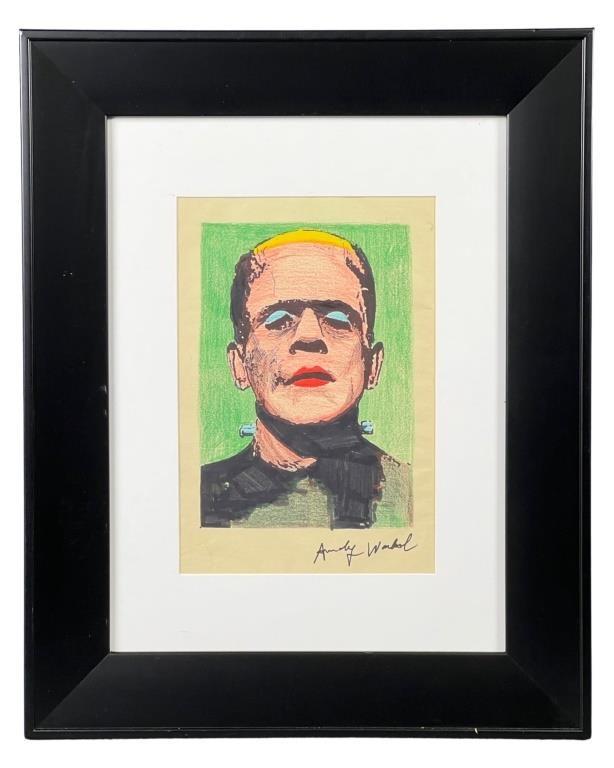 Andy Warhol (in Style) Pop Art Frankenstein Drawin (1 of 5)