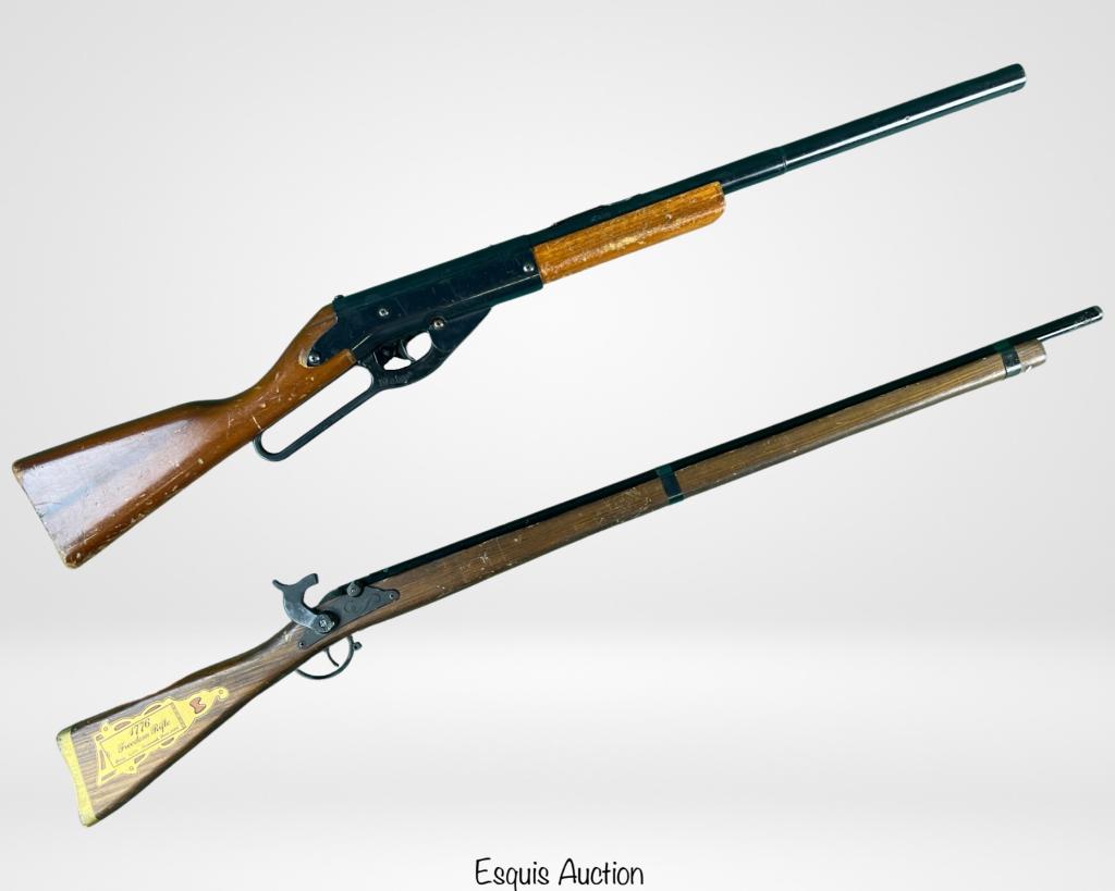 Vintage Daisy BB Gun- Model 95B & Parris 1776 Free: Vintage Daisy BB Gun- Model 95B & Parris 1776 Freedom Rifle Toy Cap Gun. Untested.