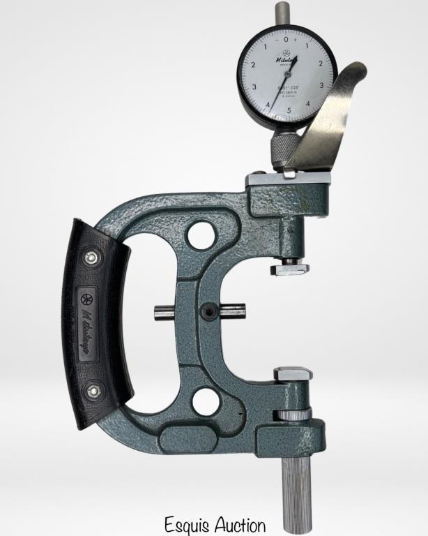 Vintage Mitutoyo Micrometer Caliper w/ Gauge (1 of 3)