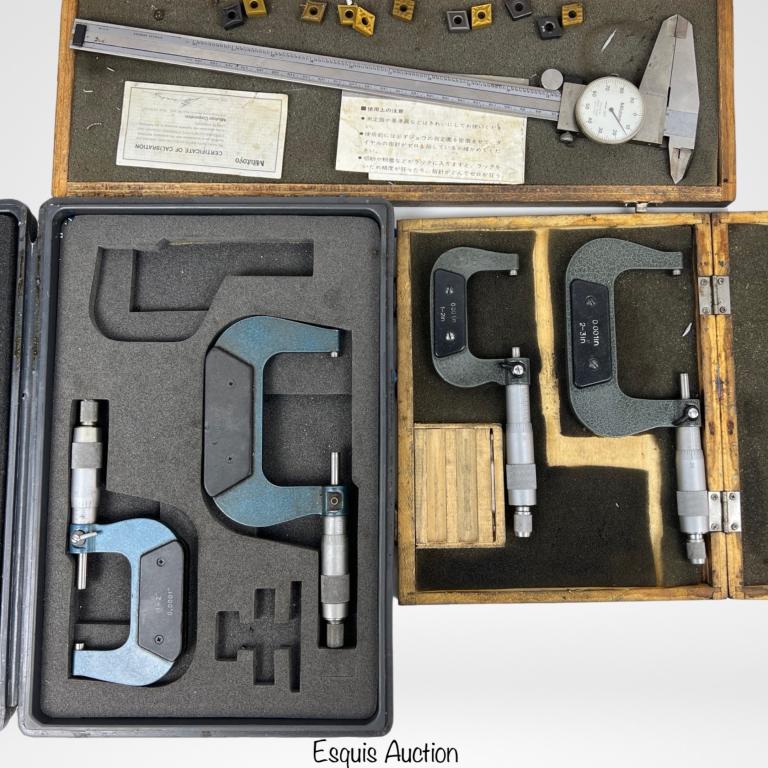 Machinist Tools- Outside Micrometers and Caliper (1 of 7)