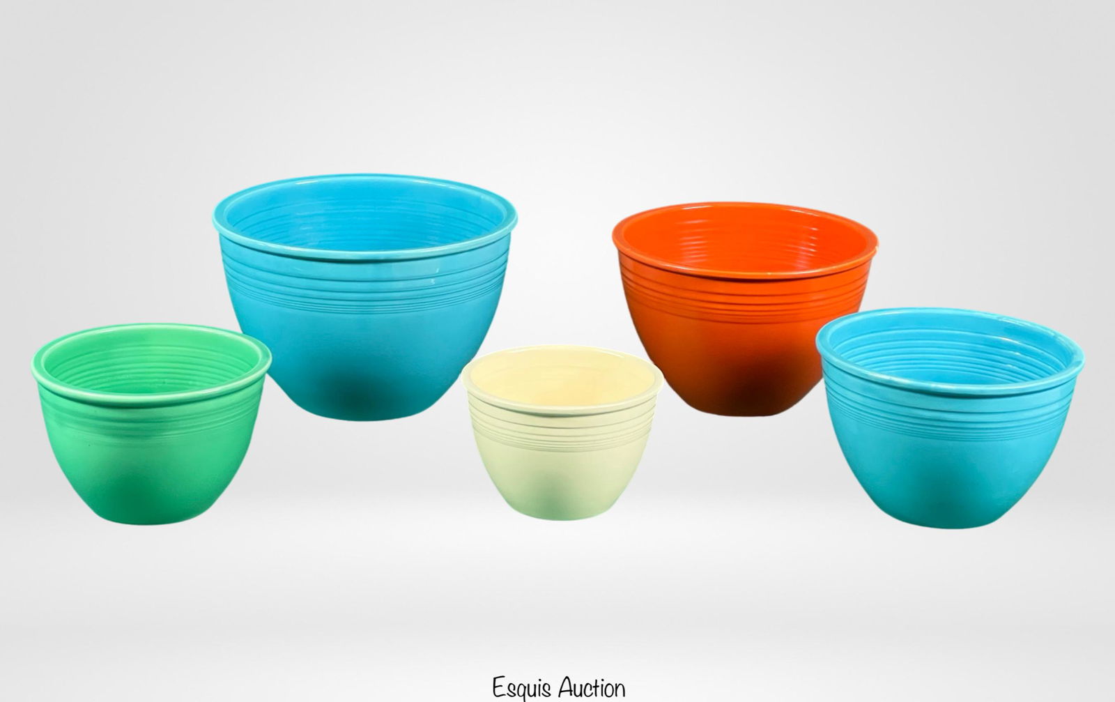 Fiestaware top mixing bowls