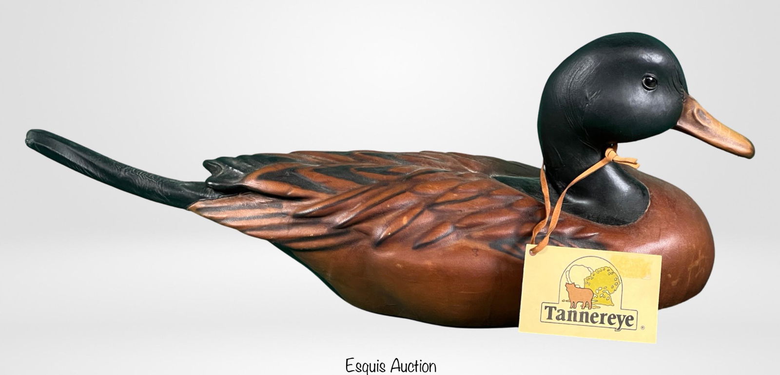 Tannereye Leather Covered Pintail Duck Decoy (1 of 5)
