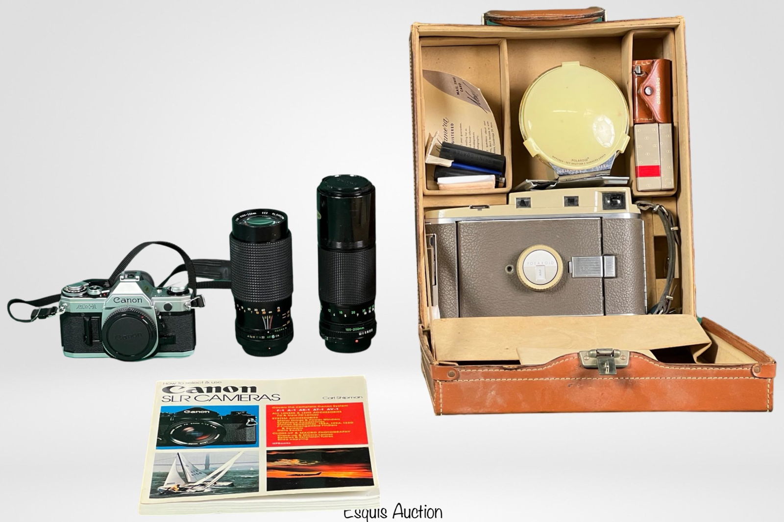 Vintage Cameras & Lenses- Canon AE-1, Polaroid (1 of 10)