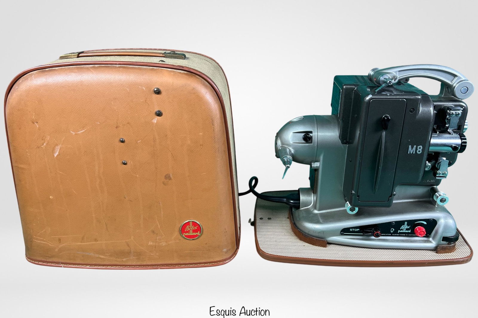 Bolex Paillard M8 8mm Movie Projector: Vintage Bolex Paillard M8 8mm Movie Projector. Appears to be in good overall condition.