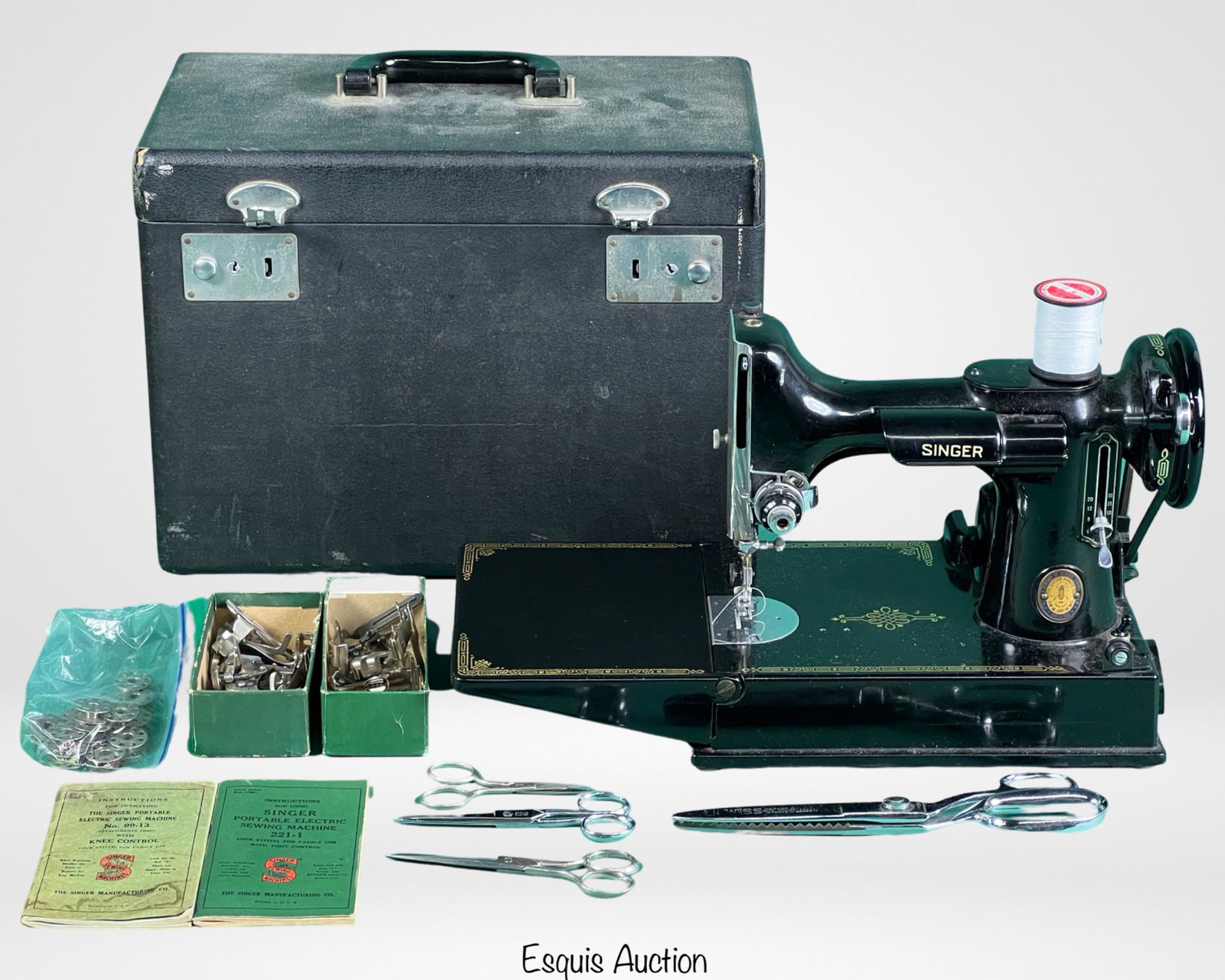 Singer Featherweight Model 221-1 Sewing Machine (1 of 6)