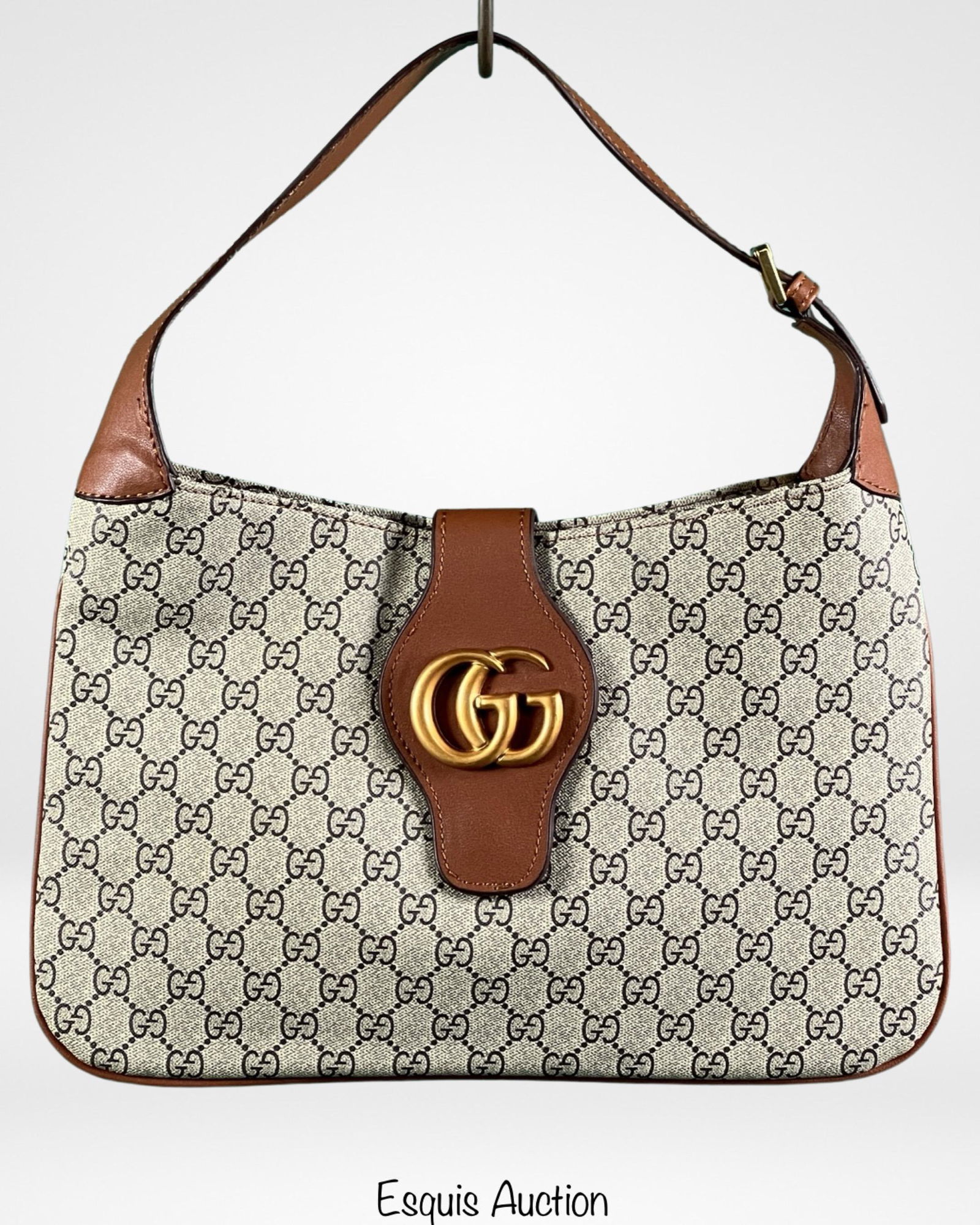 Gucci Double G Monogram Hobo Shoulder Bag/ Purse (1 of 5)