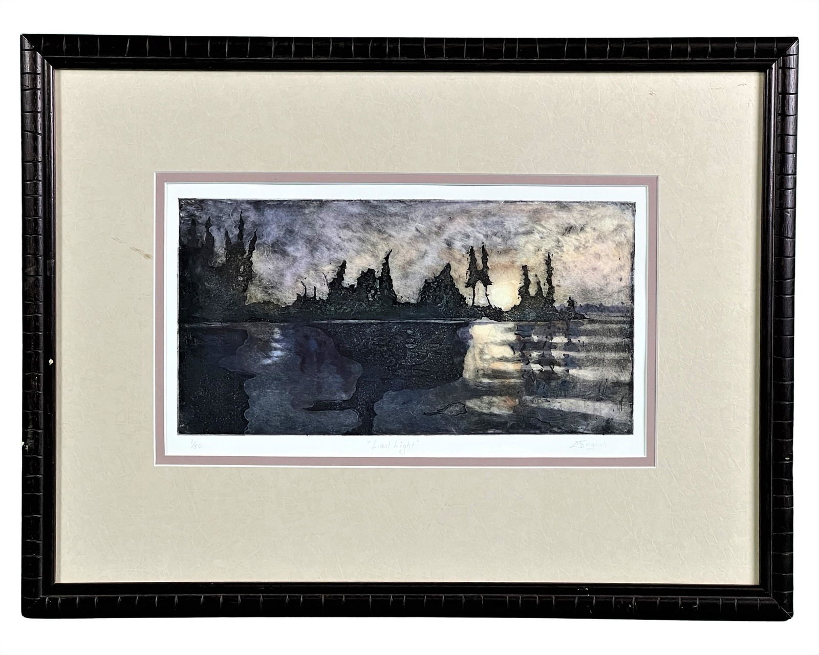 Mary Barnes-Gingrich Last Light Signed Etching (1 of 4)