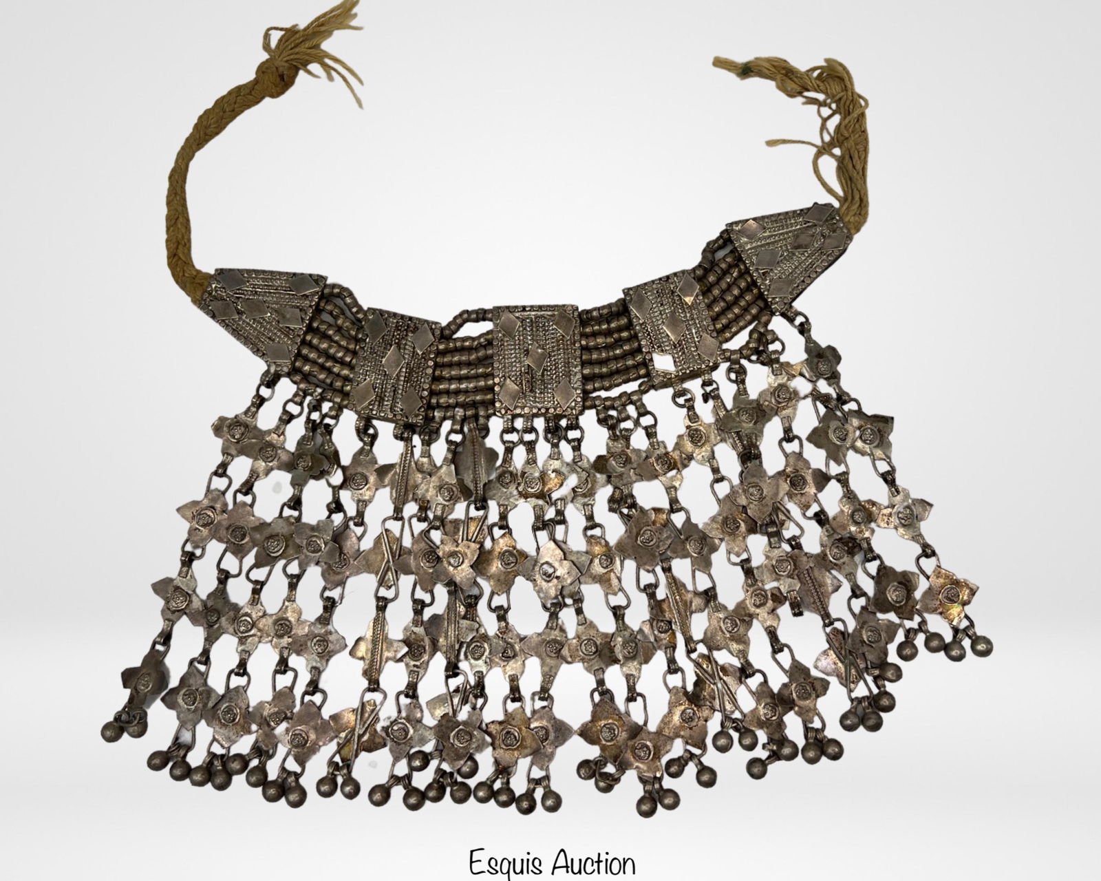 Antique Tribal Belly Dancer Sterling Silver Decor (1 of 5)