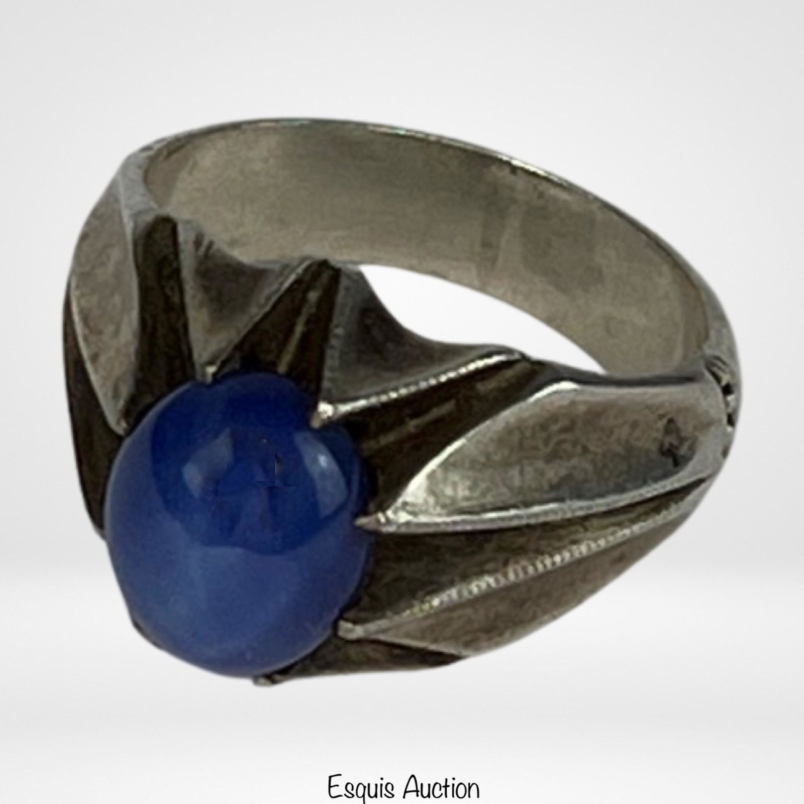 Vintage Sterling Silver Ring w/ Blue Star Sapphire (1 of 5)