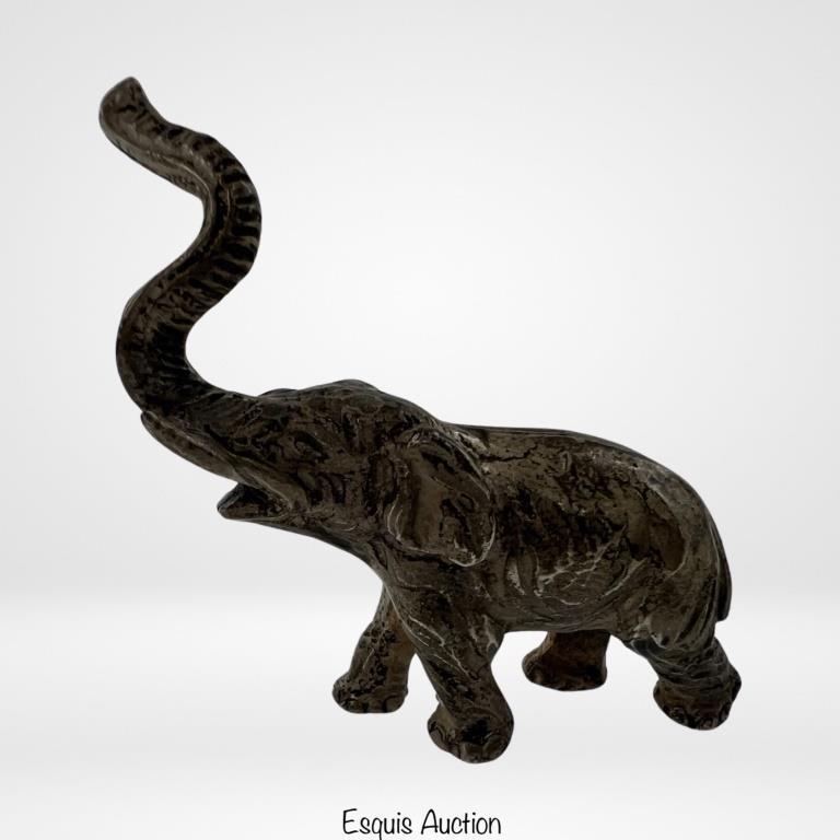 Sterling Silver Elephant Good Luck Figurine (1 of 4)