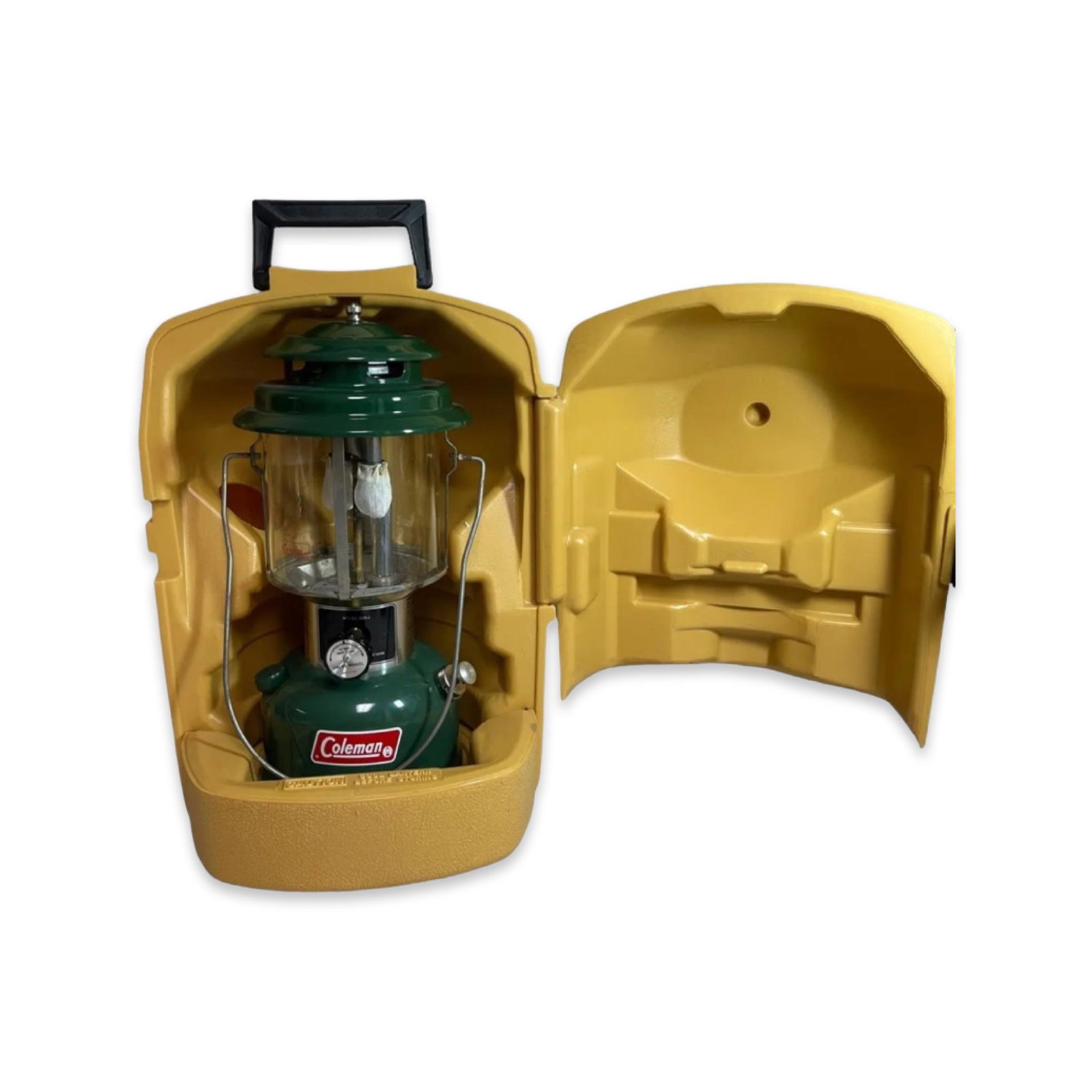 Vtg.Green Coleman Lantern Lamp Camp Light 220J 225: Vtg.Green Coleman Lantern Lamp Camp Light 220J 225E.Date 6/75 With Case.Good condition.Lantern Power Source Oil.