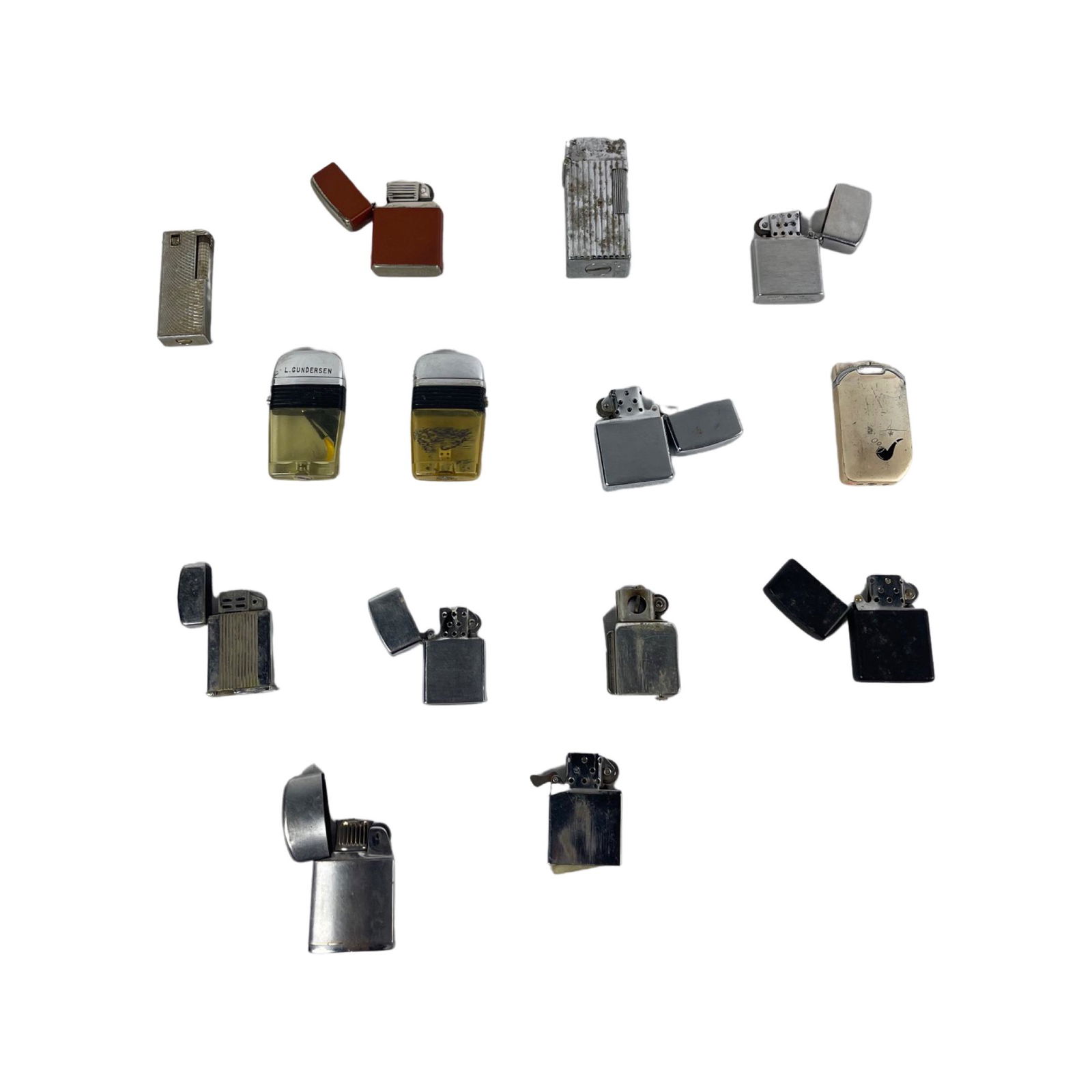 Lot Of 17 Vintage Lighters Including Rare USA Made (1 of 4)