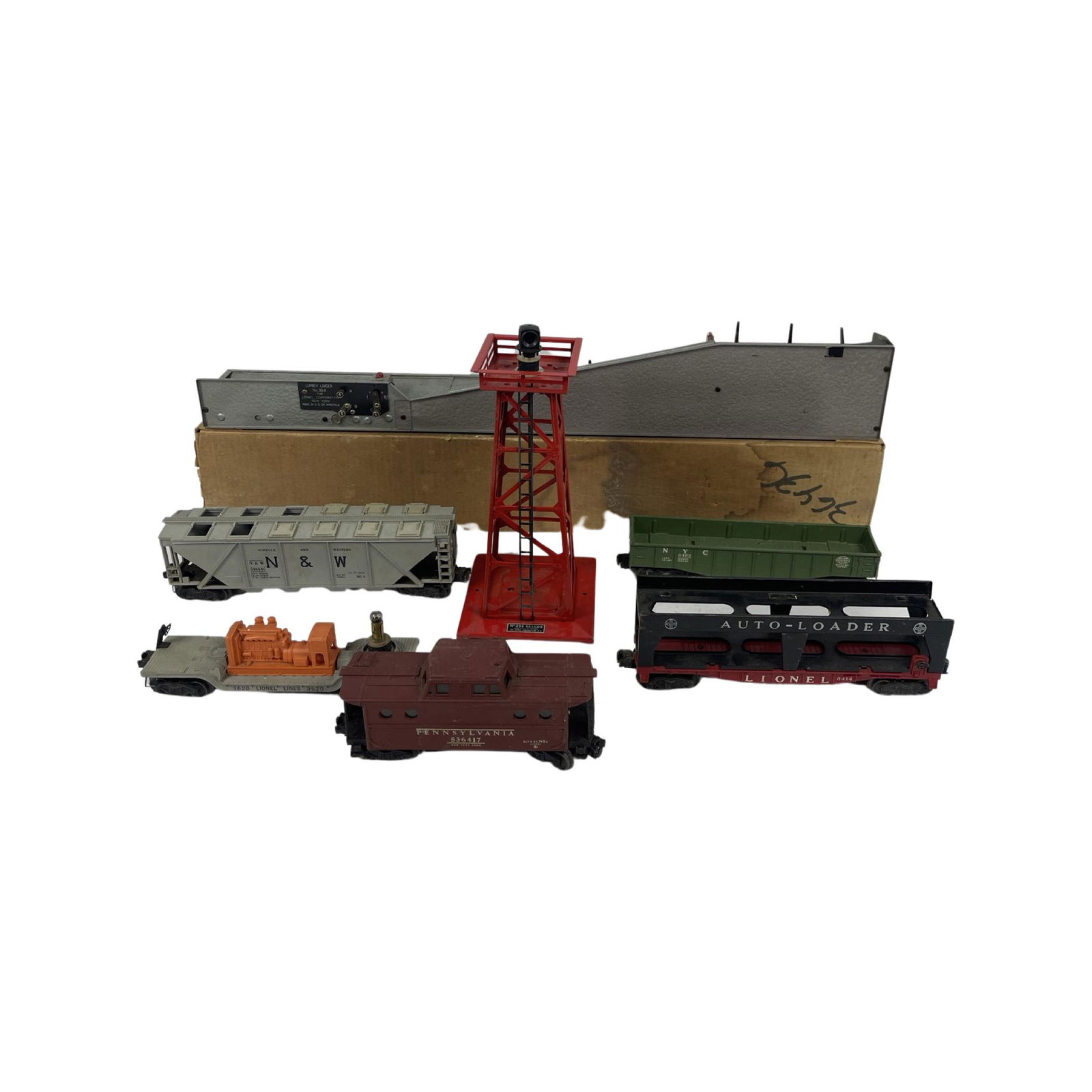 Vtg Pre War Lionel Lumber Loader&Trains Lot (1 of 10)
