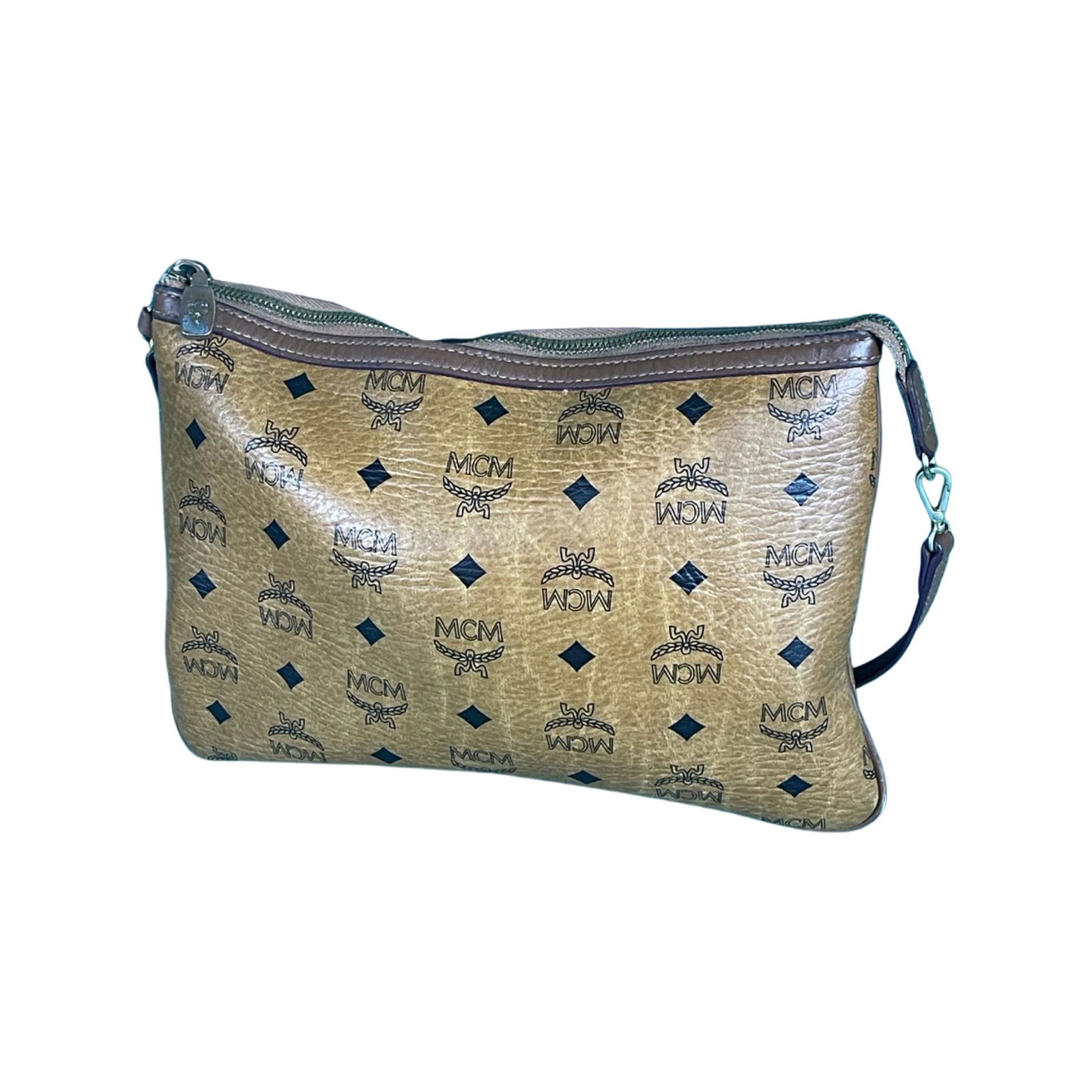 Vintage MCM Visetos Leather Design Pochette Purse (1 of 7)