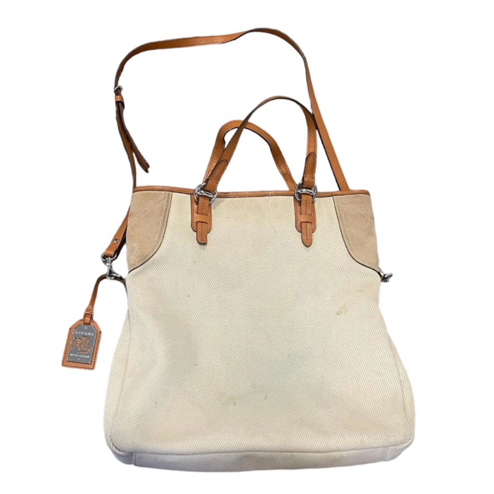 Lauren Ralph Lauren 1967 Beige Classic Tote Bag