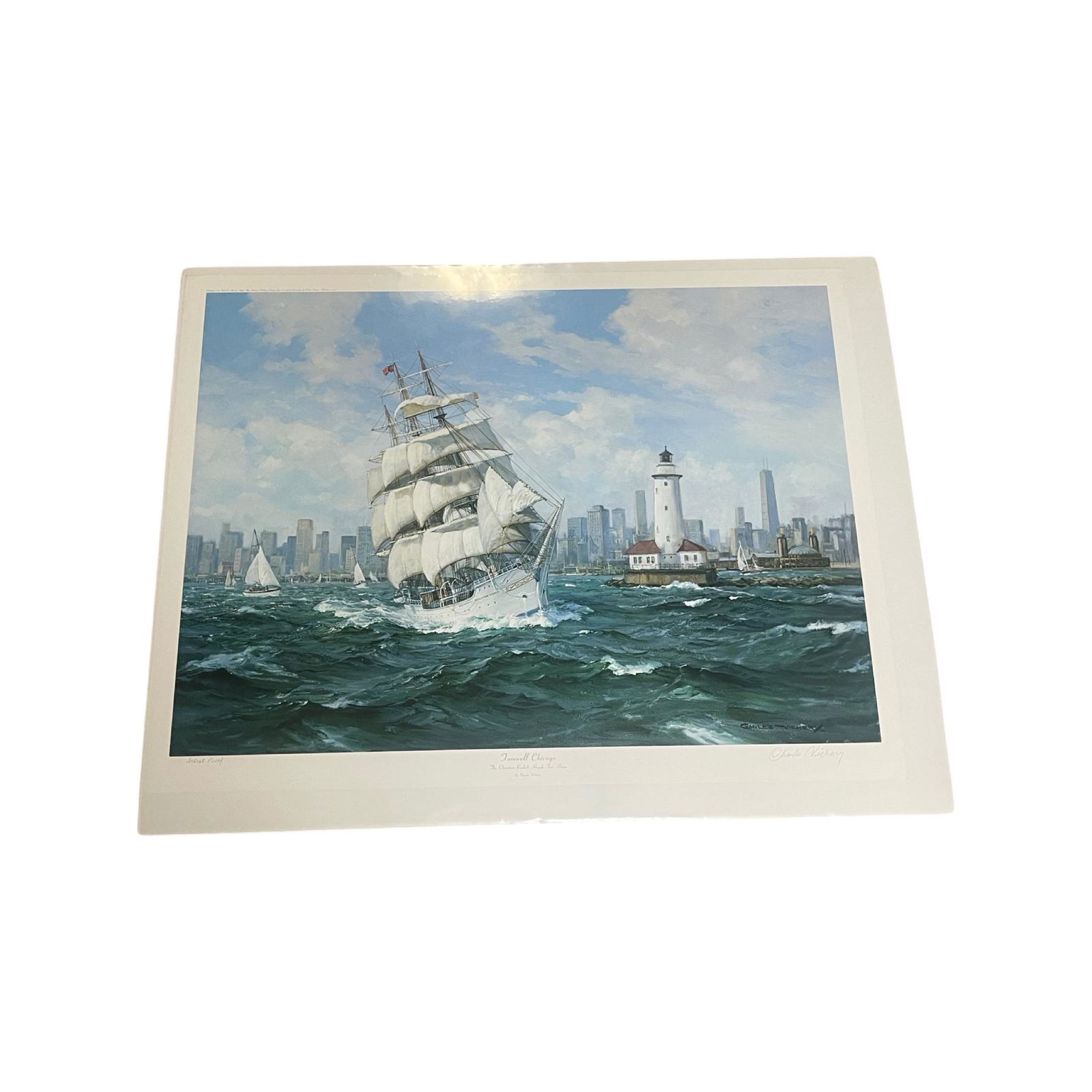 Farewell Chicago by Artist Proof Charles Vickery (1 of 5)