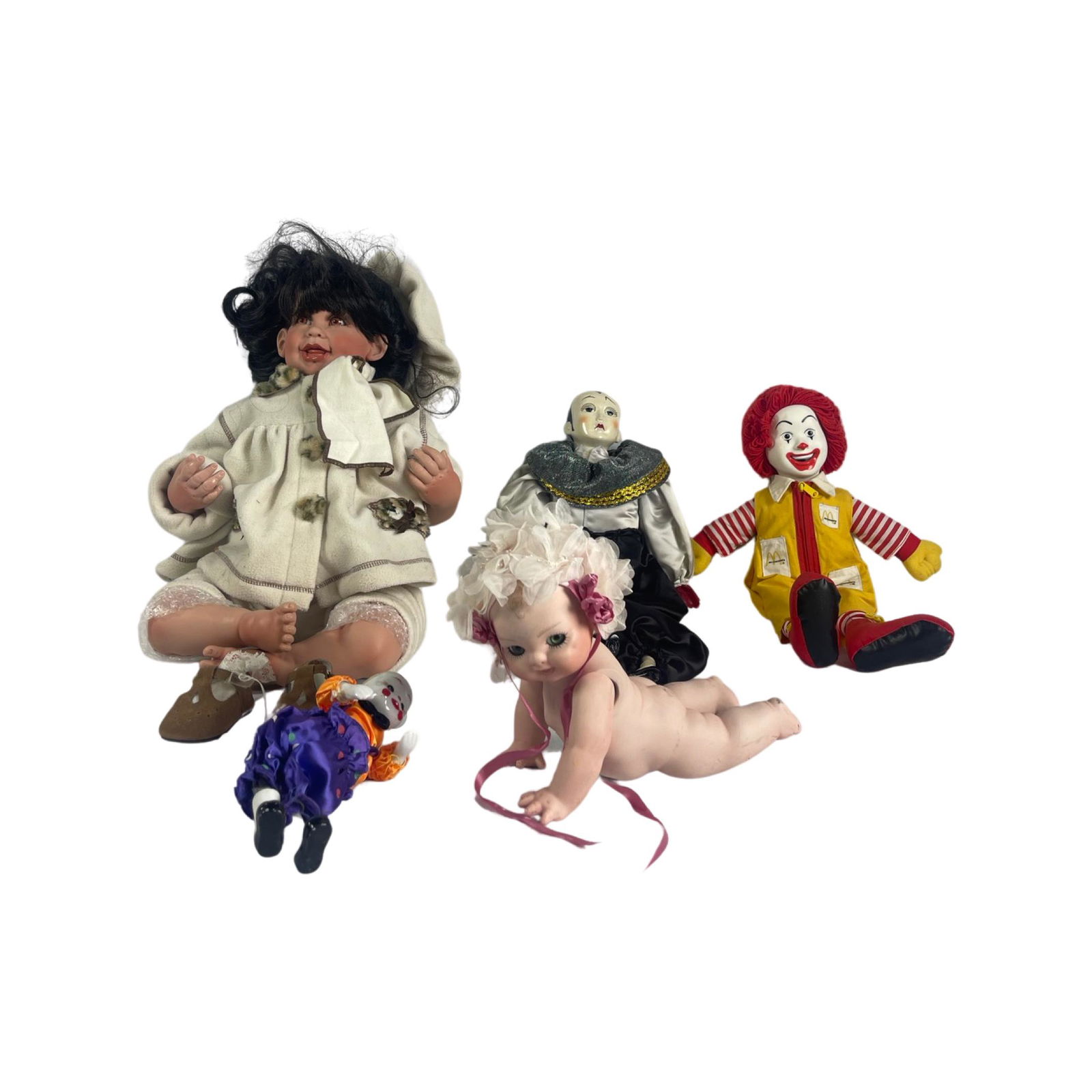 Lot Of 5 Porcalain Dolls Including Fayzah Spanos (1 of 7)