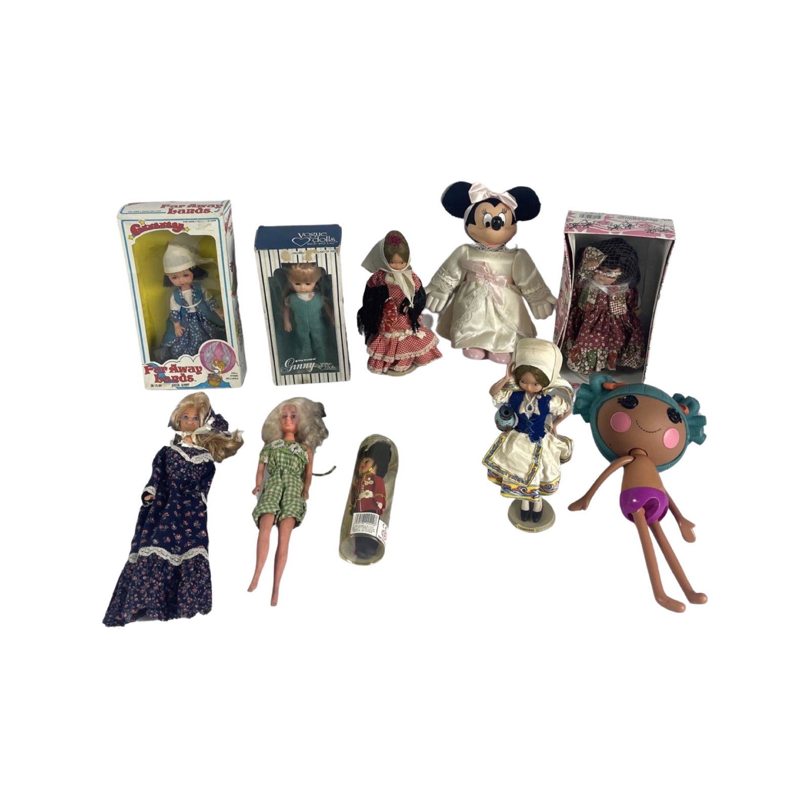 Vintage Lot Of Dolls,Apllause Minie&More: Vintage Lot Of Dolls,Apllause Minie,Barbie,Vogue Ginny,Provincial Talaverna Dolls and More!!!Good Condition!!!
