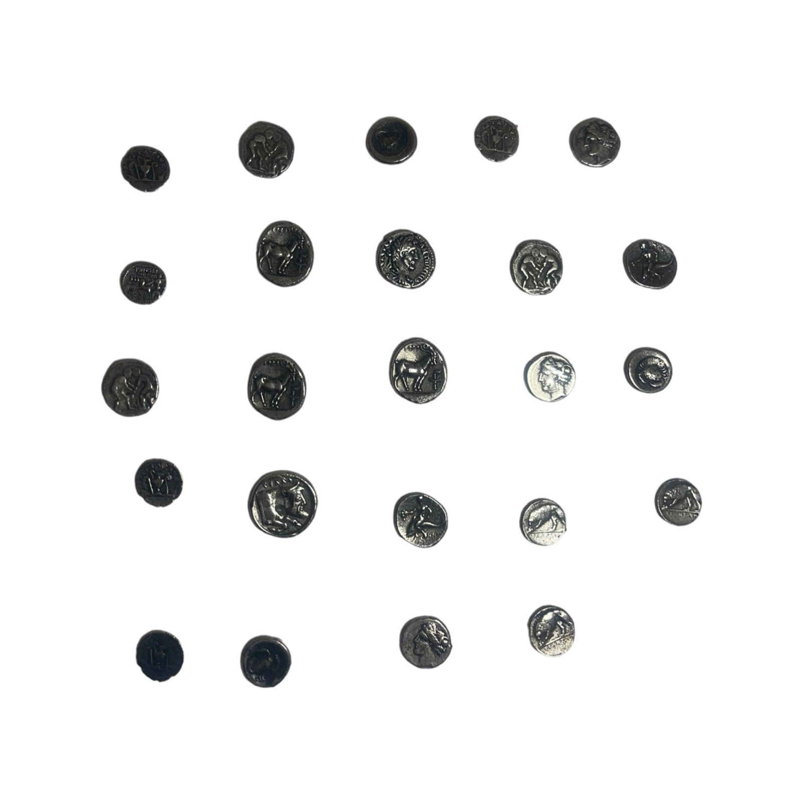 Antique Ancient Greek Coins Sicily Gela Lot Of 24 (1 of 2)