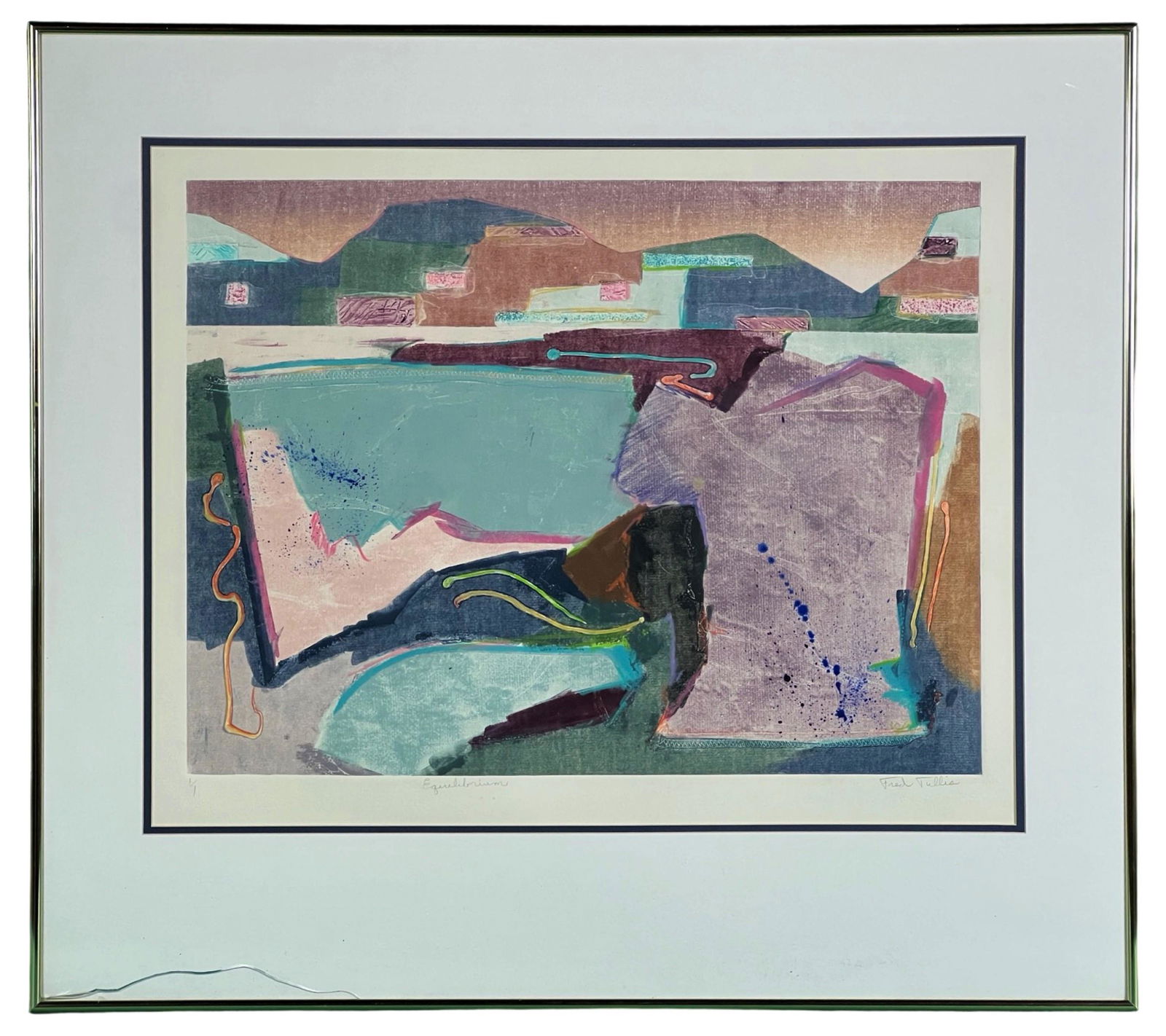 Fred Tullis (Lars Garso) Abstract Serigraph (1 of 6)