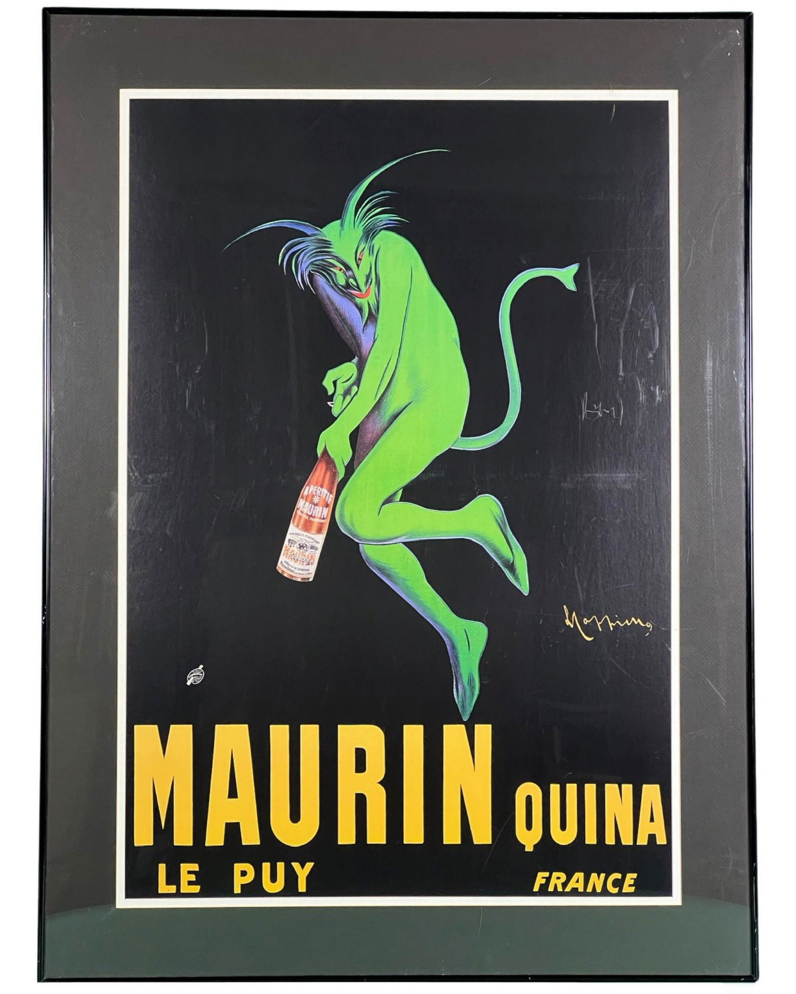 Maurin Quina Le Puy Liqueur Devil Poster (1 of 2)