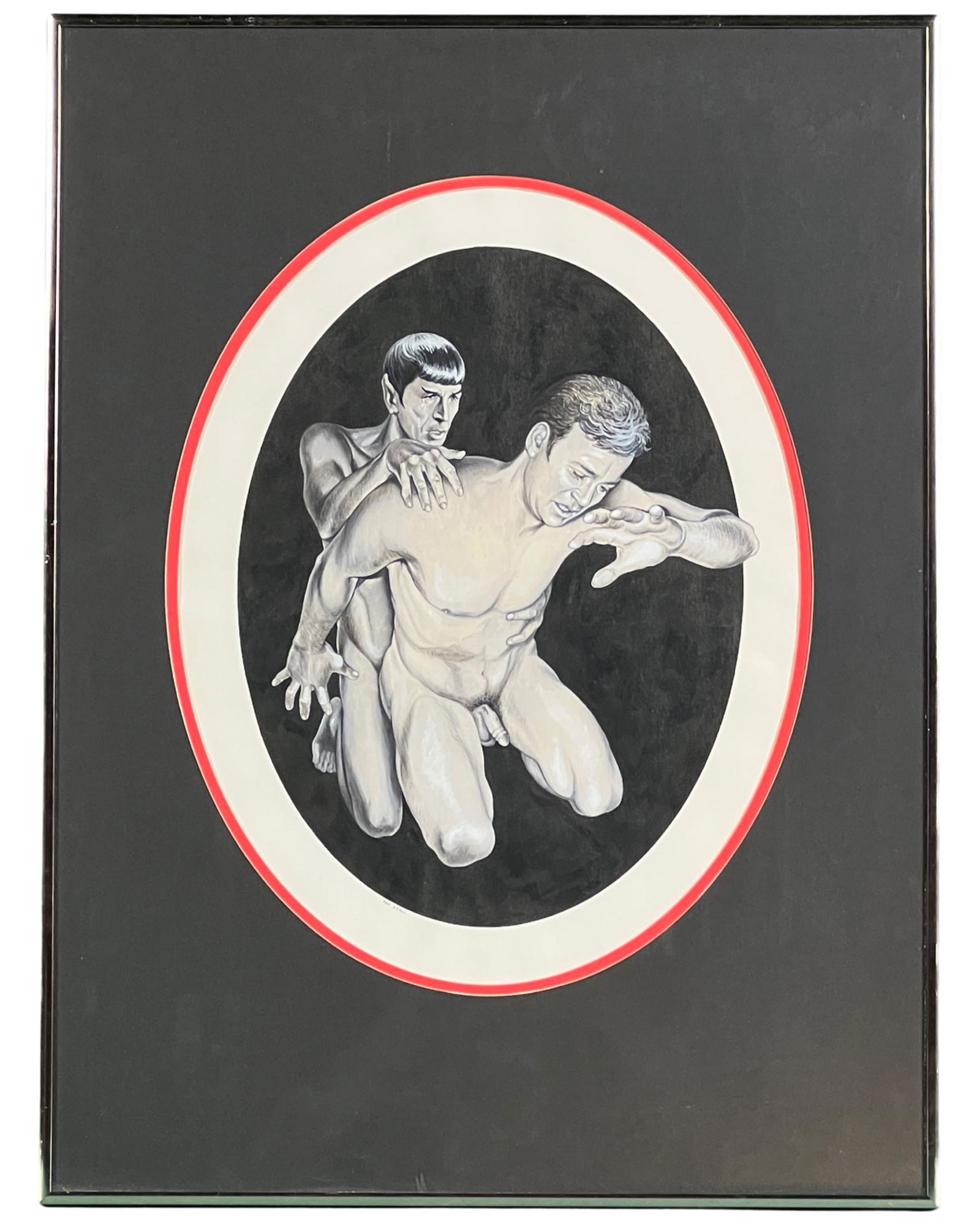 Pat Stall- Original Star Trek Fanzine Gay Painting (1 of 3)