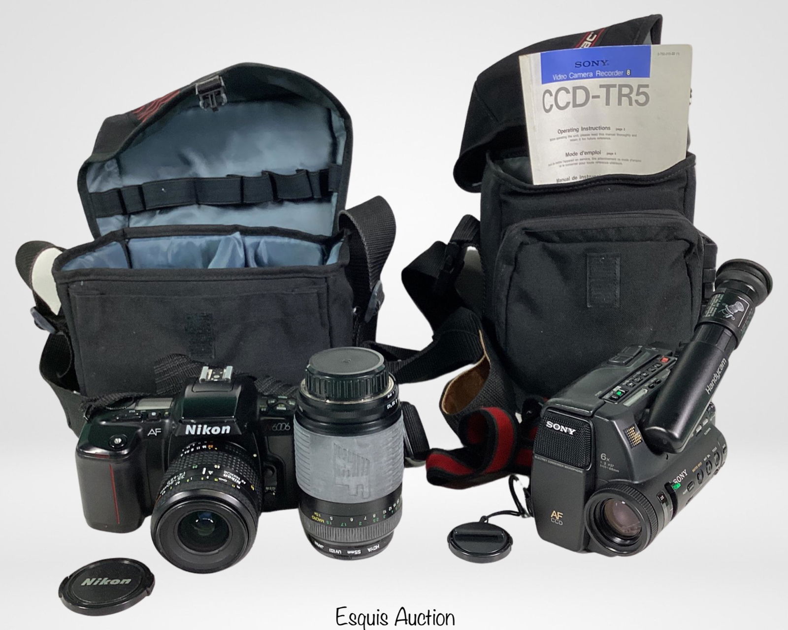 Nikon AF N6006 35mm LSR Film Camera & Sony CCD- TR (1 of 9)