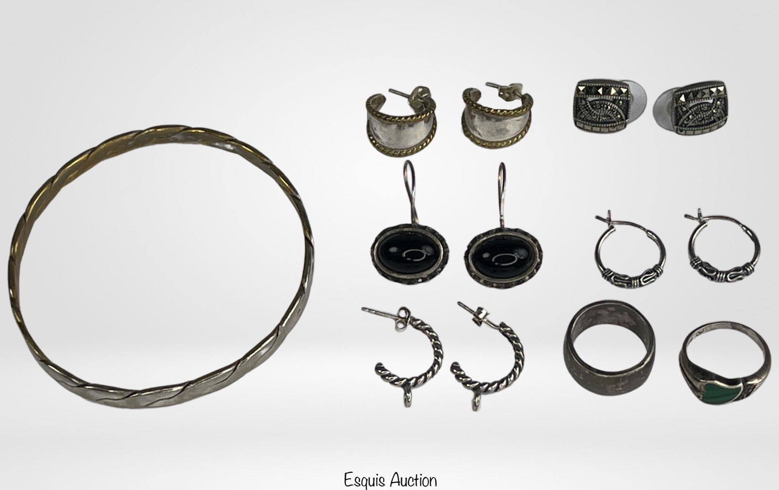 Sterling Silver Jewelry- Earrings, Rings, Bracelet (1 of 6)