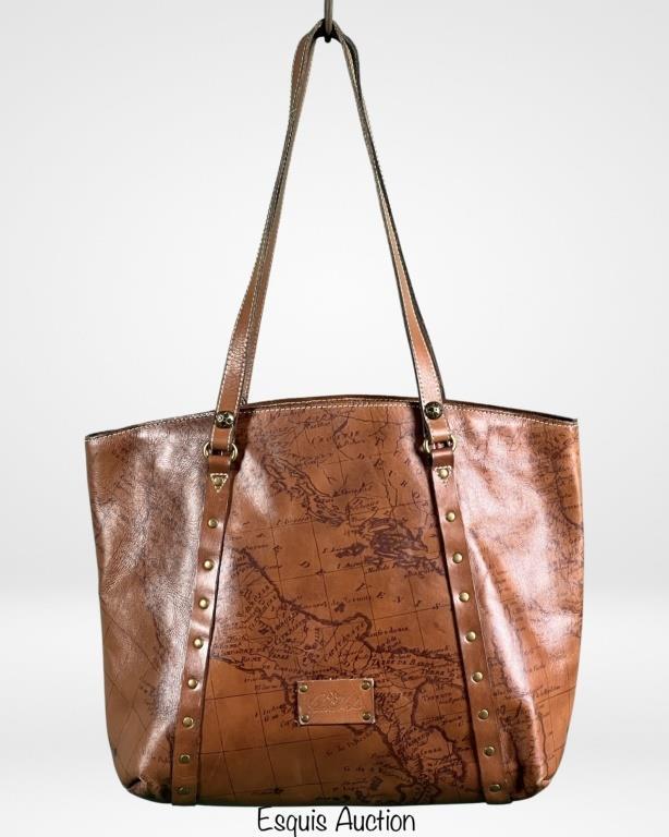 Patricia Nash Poppy Tote Signature Map Bag (1 of 5)