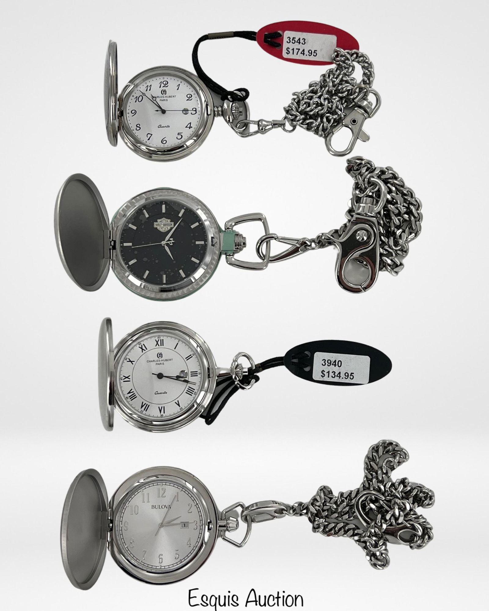 Group of Pocket Watches- Charles Hubert, Bulova (1 of 4)