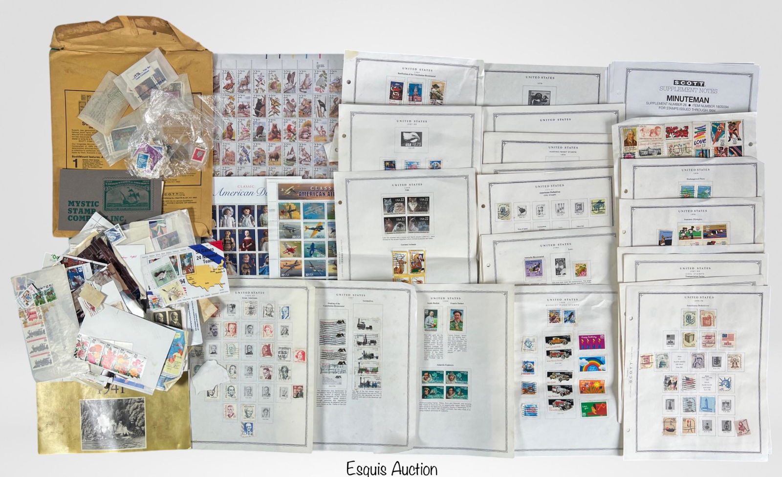 Lot of Vintage mostly US Stamps (1 of 9)