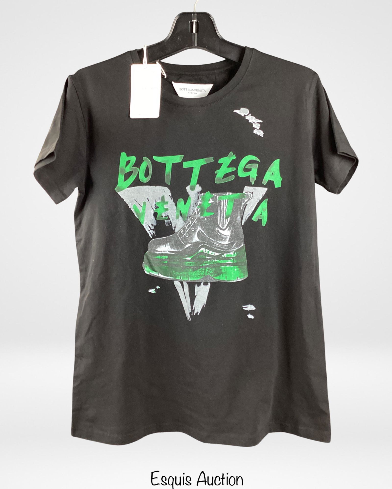 Botega Veneta Balenciaga Black T-Shirt w/ Graphics (1 of 4)