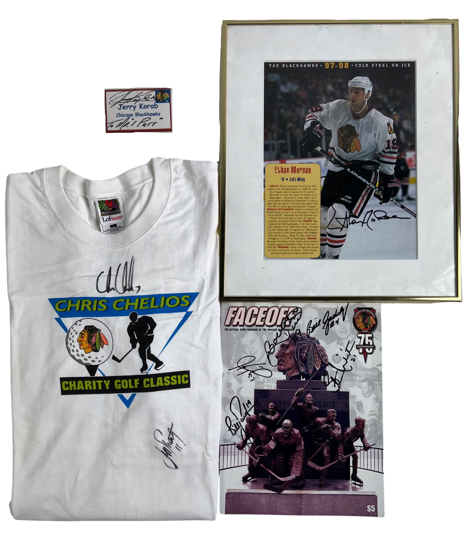 Chicago Blackhawsk Signed/ Autographed Memorabilia (1 of 7)