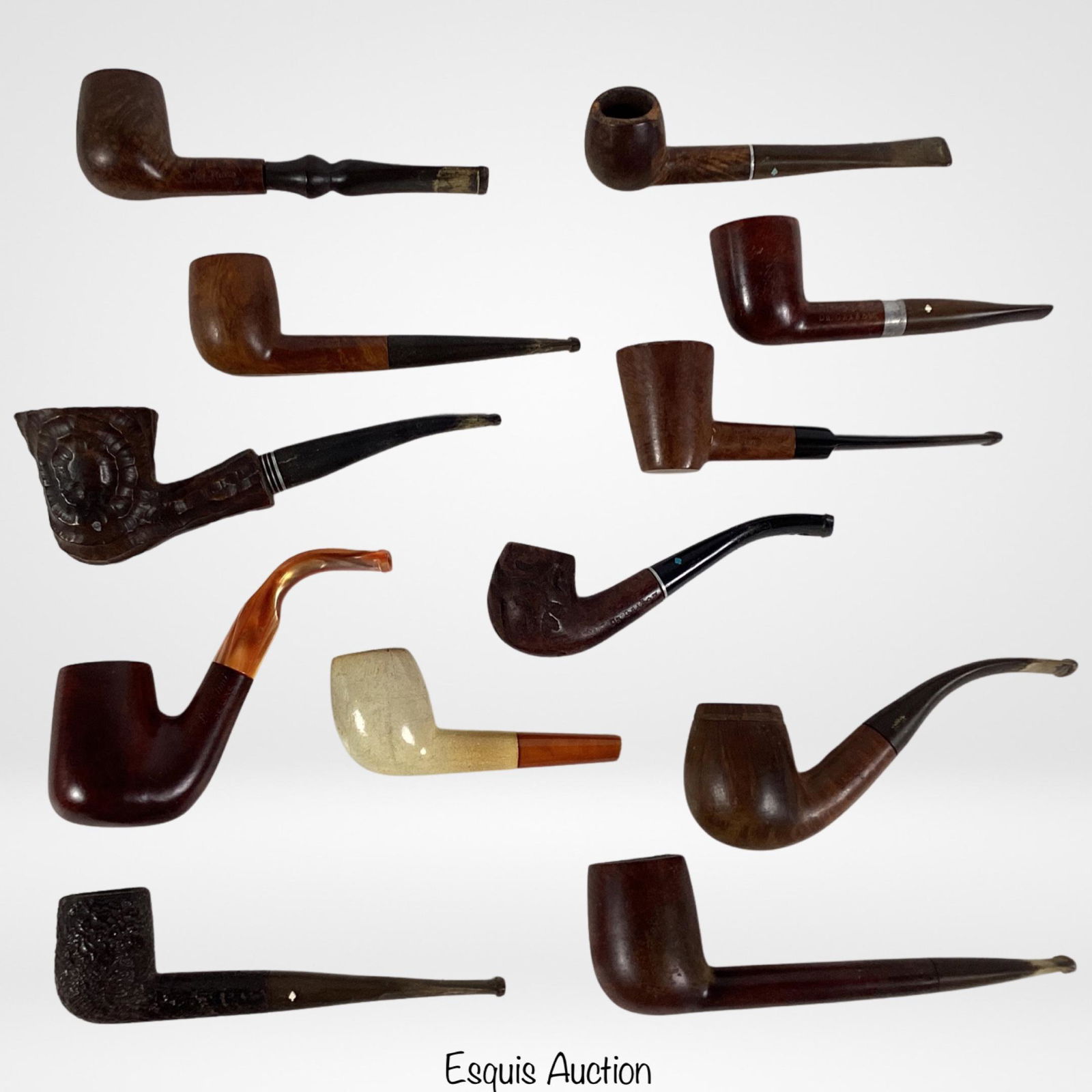Group of Vintage Tobacco Smoking Pipes (1 of 3)
