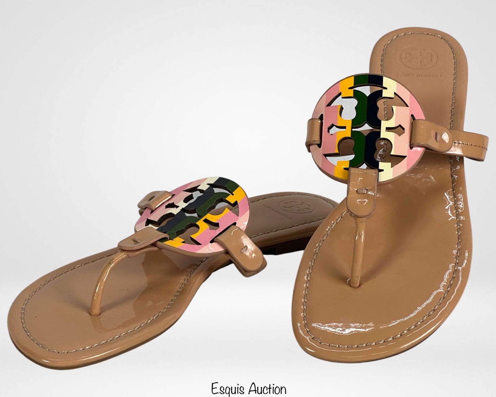 Tory burch hotsell pastel rainbow miller