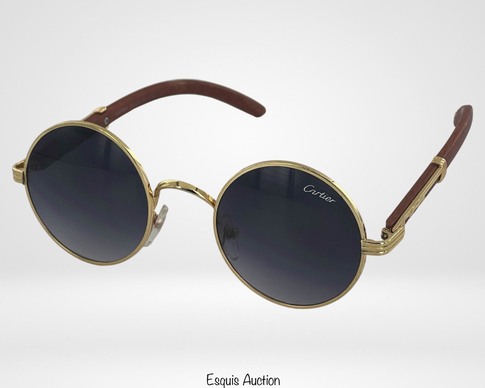 Wood grain cartier sunglasses hotsell