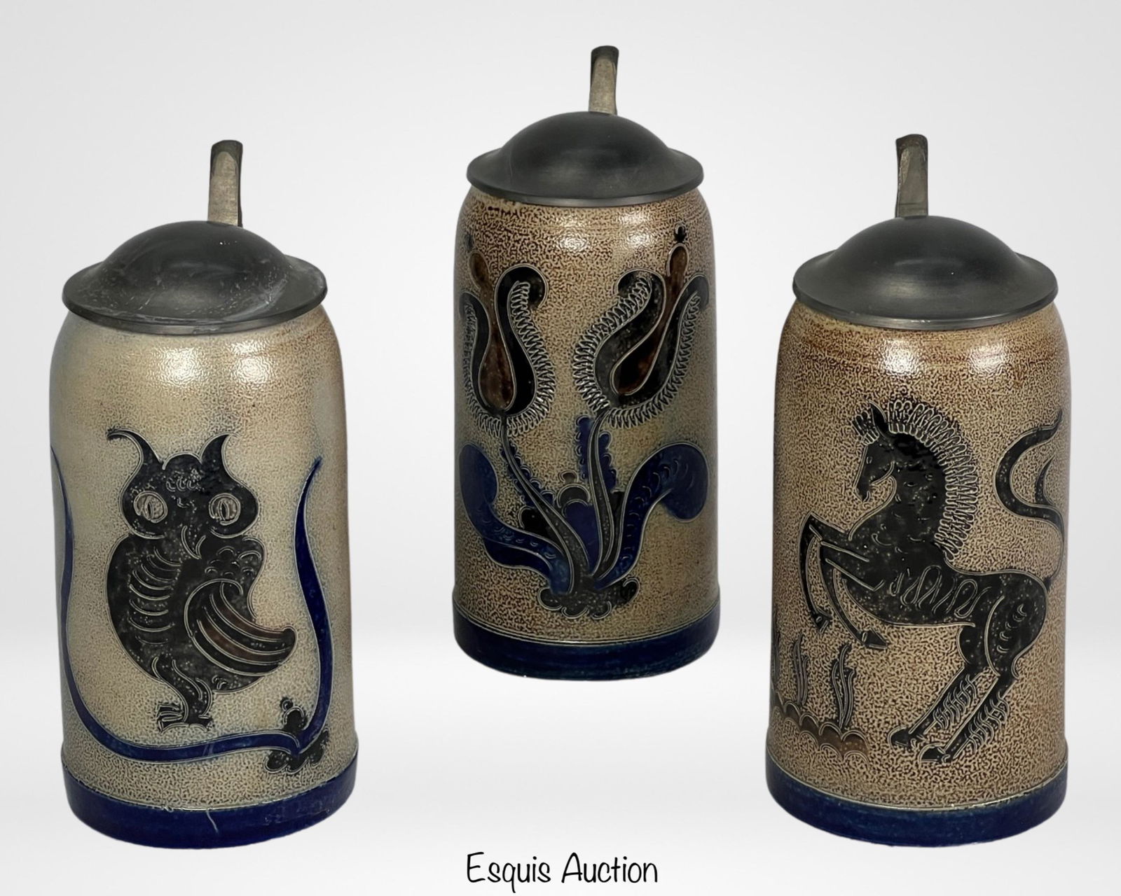 Wim Muhlendyck Animal Salt-Glazed Stoneware Beer (1 of 4)