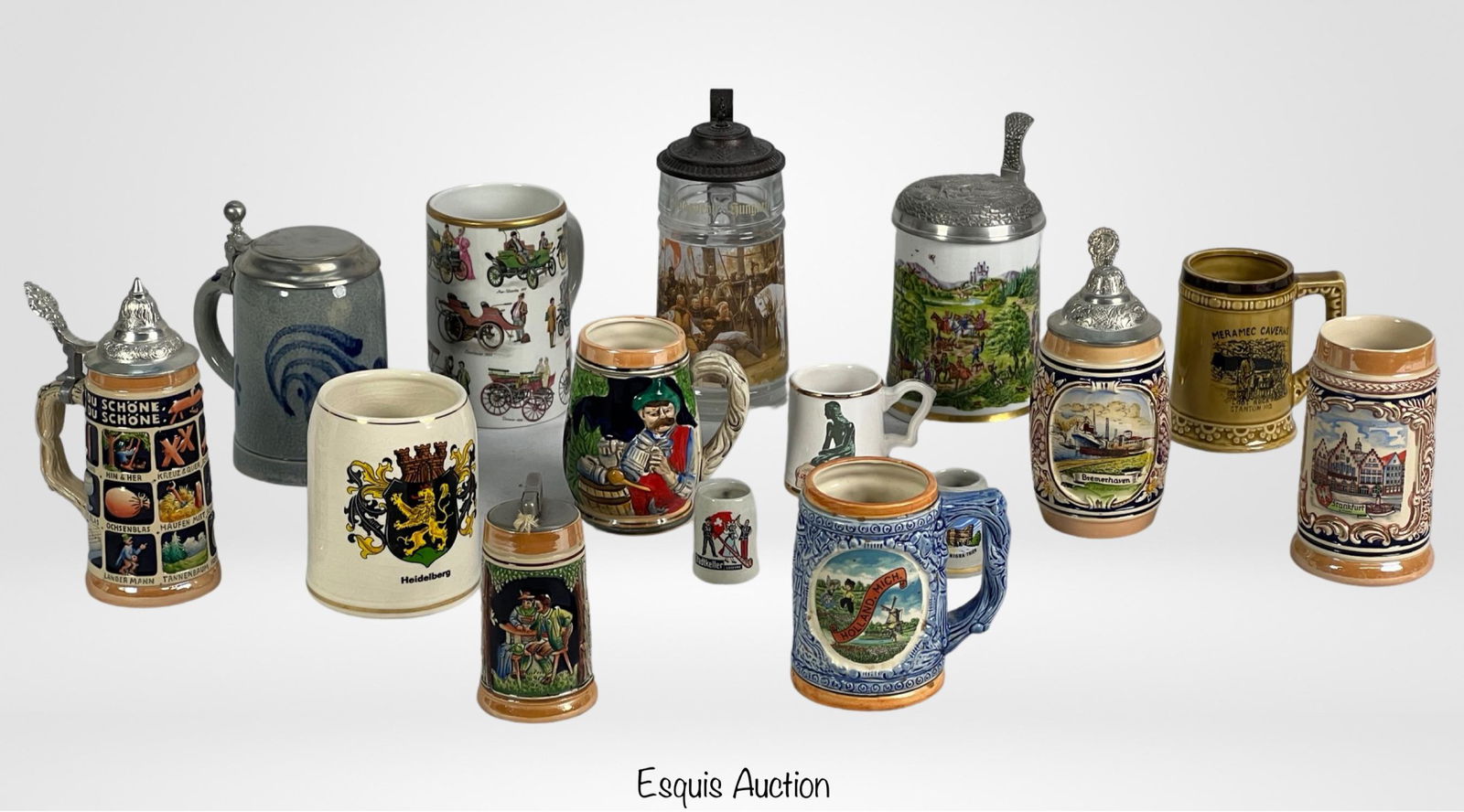 Assortment of Vintage Beer Steins & Mugs (1 of 7)