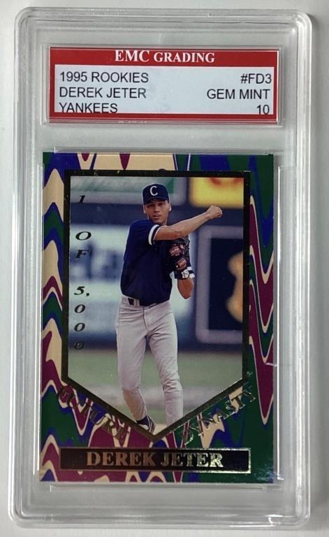 1995 Rookies Derek Jeter Yankees GEM 10 Card (1 of 2)