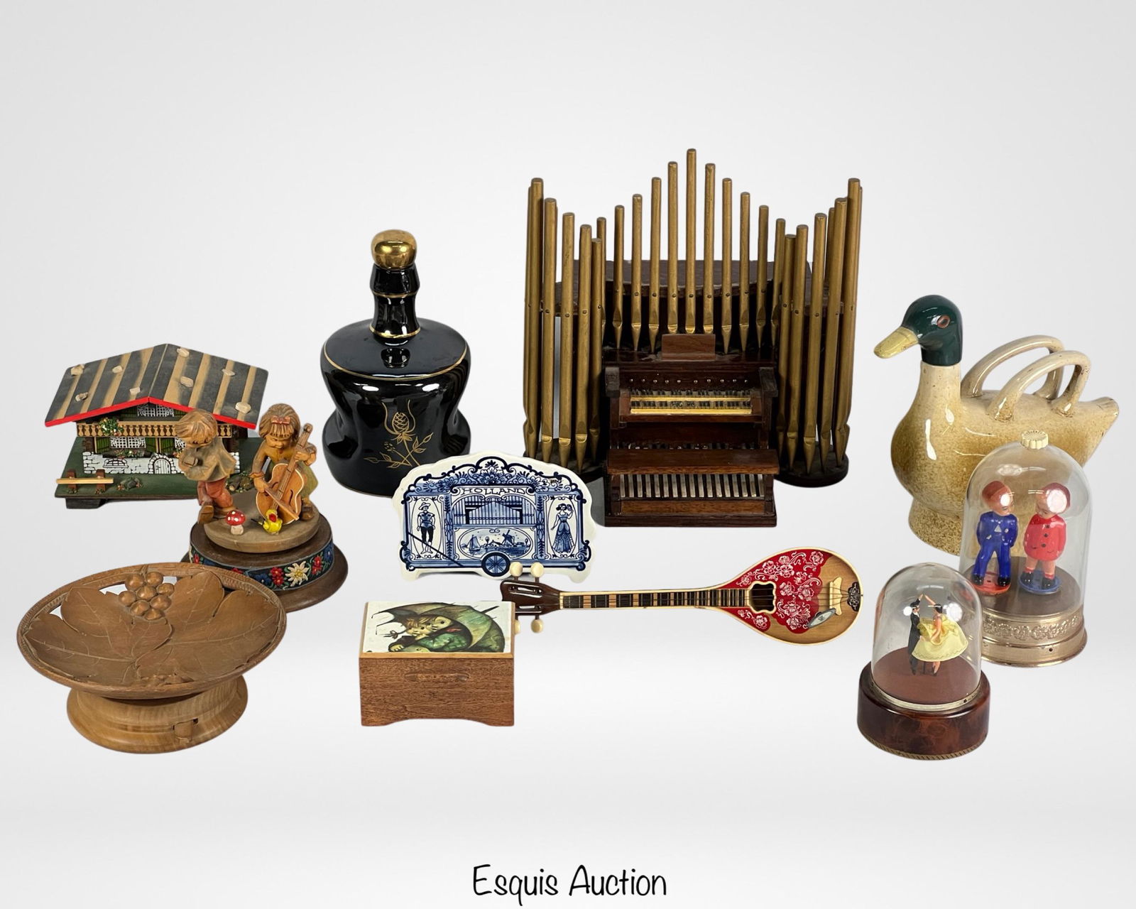 Assortment of Vintage Music Boxes- Anri, Swiss, Gr (1 of 14)