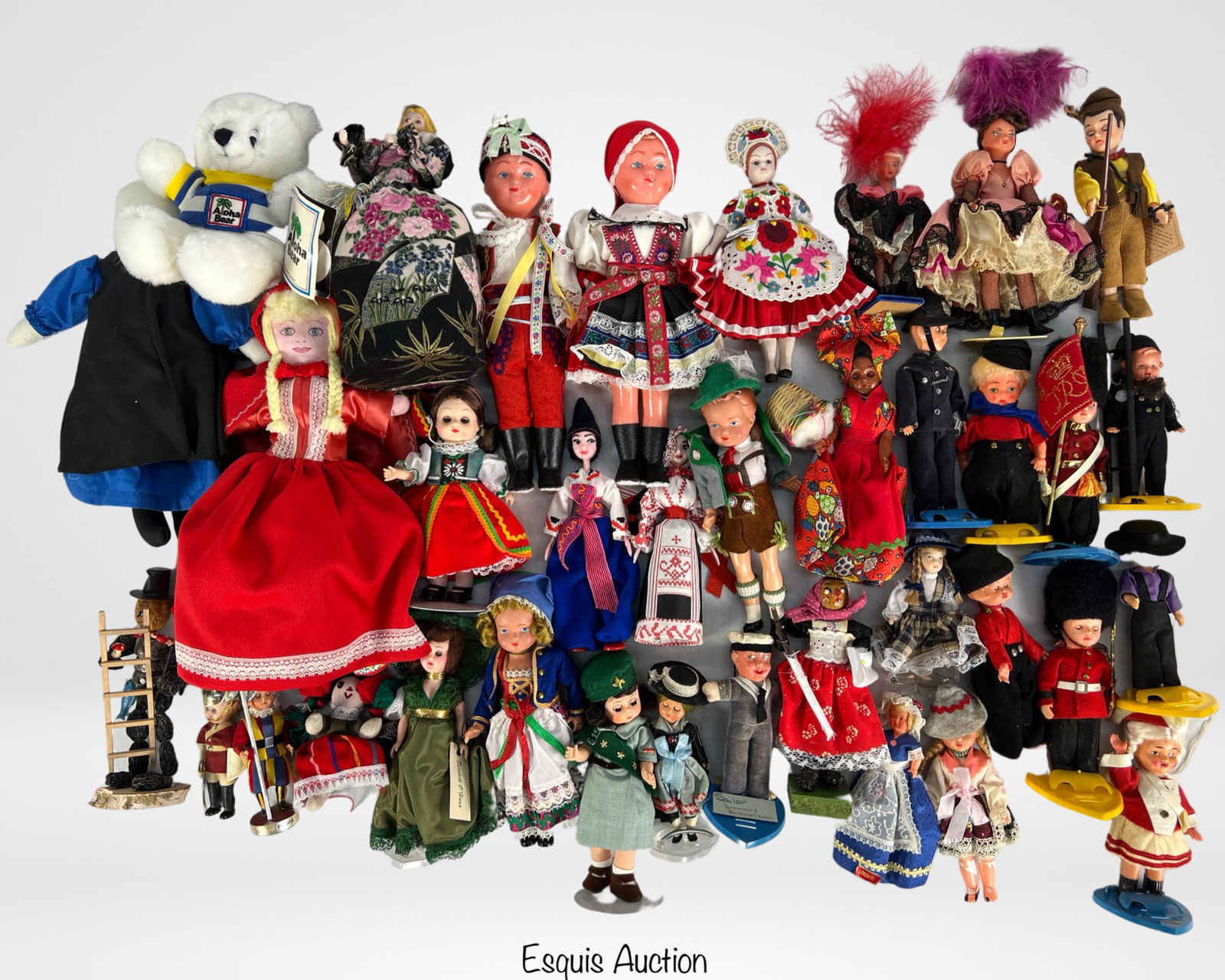 Collection Of Small Dolls From All Over The World Auction