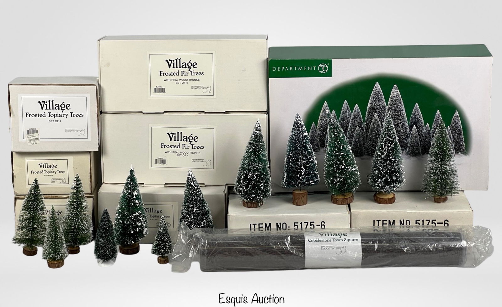 Department 56 Christmas Village Frosted Trees (1 of 6)