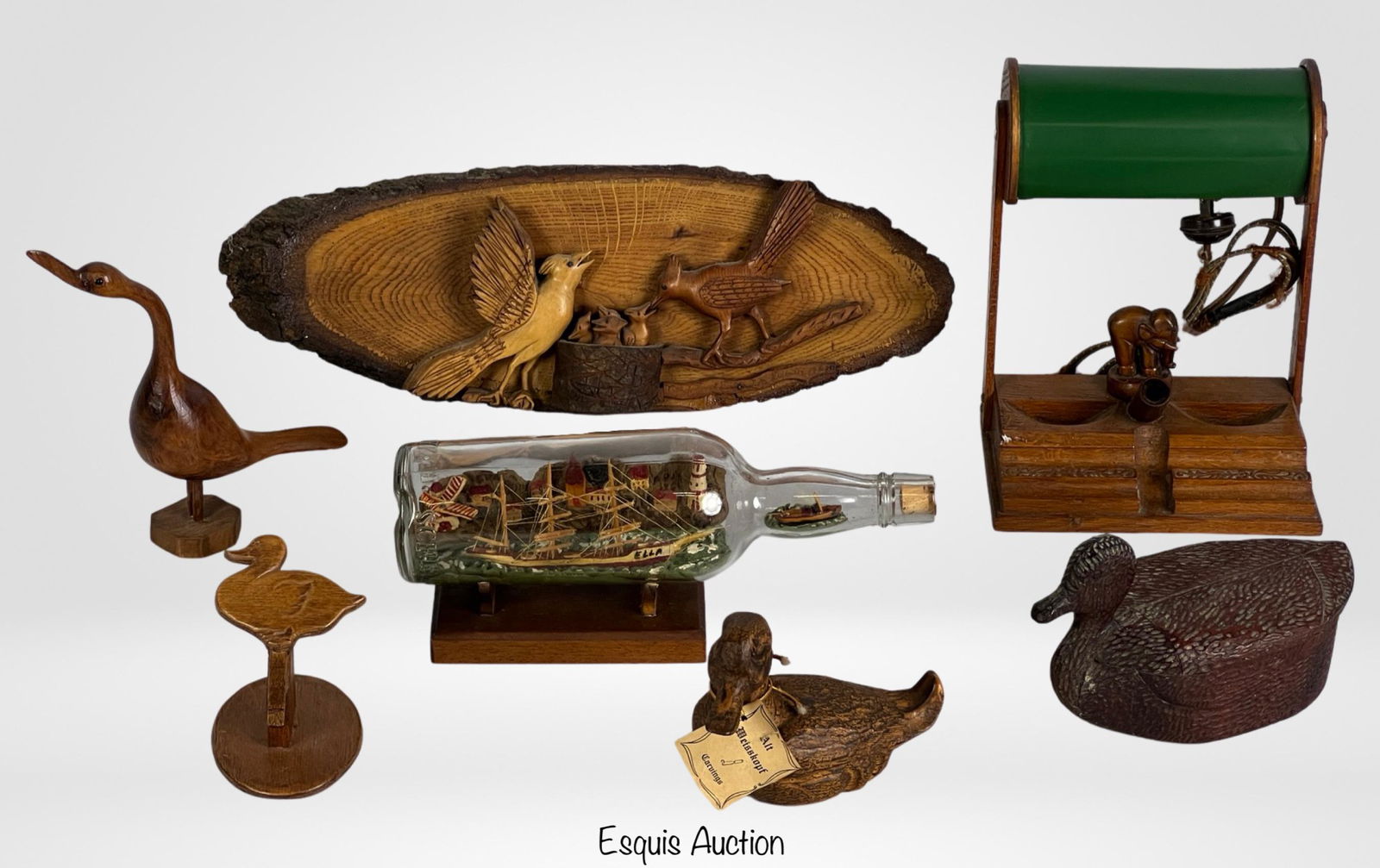 Vintage Wood Carved Home Decor Collection (1 of 10)