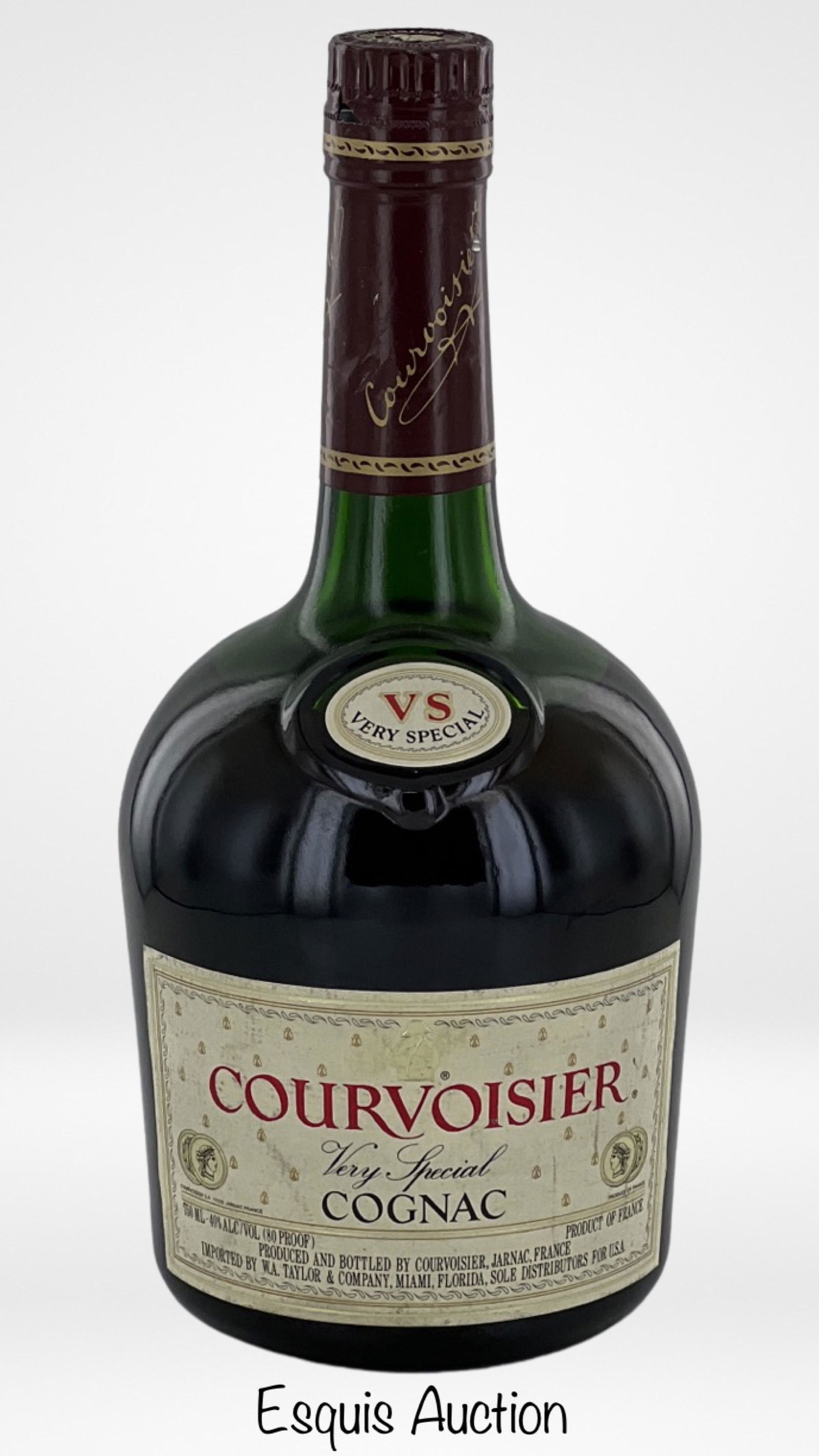 1990's Sealed Courvoisier Cognac VS Bottle .75L (1 of 5)