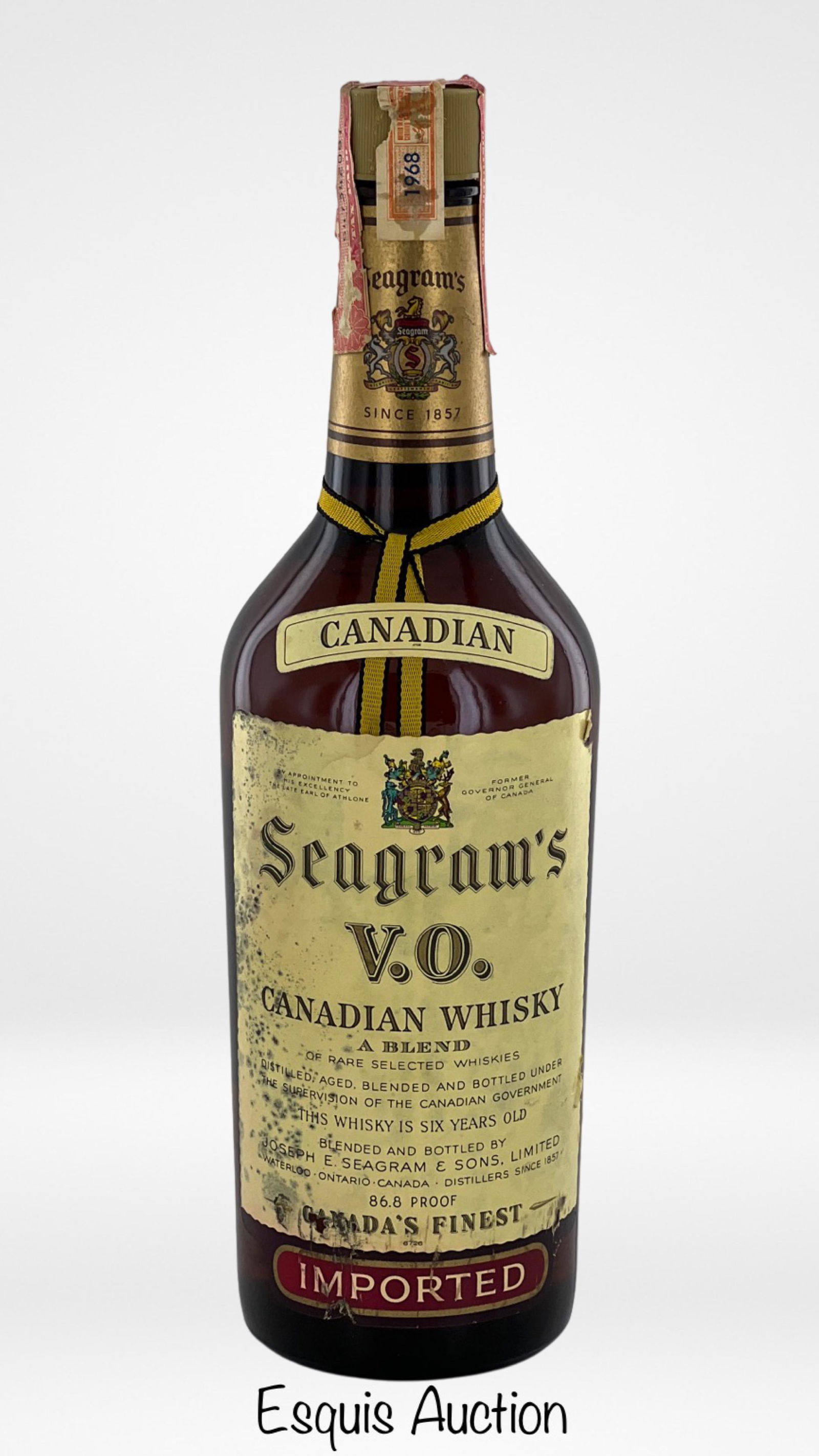 高評価アイテム Seagram's V.O. CANADIAN WHISKY 古酒