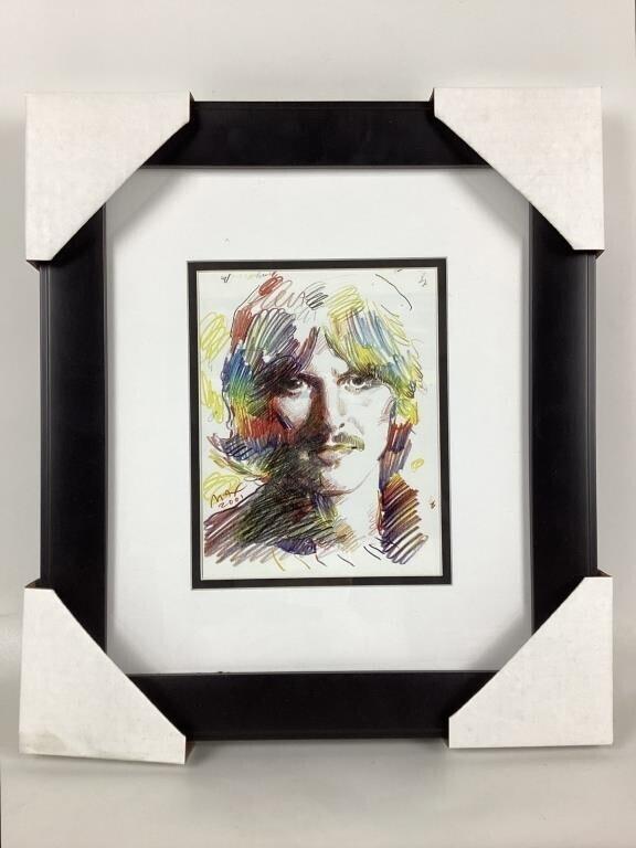 Peter Max- "George Harrison 2001" Art Lithograph (1 of 2)