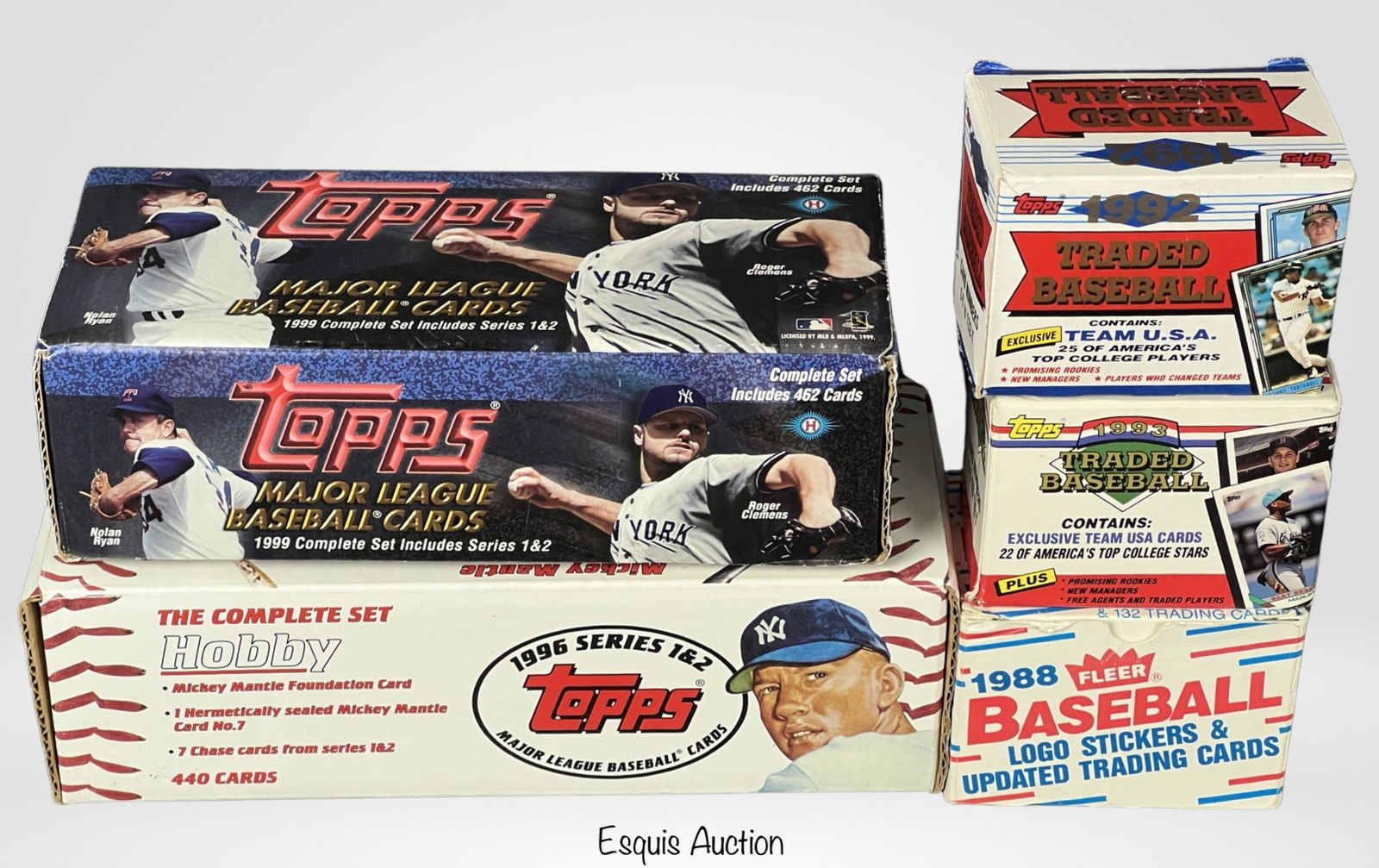 1990's Topps & Fleer Baseball Card Sets (1 of 2)