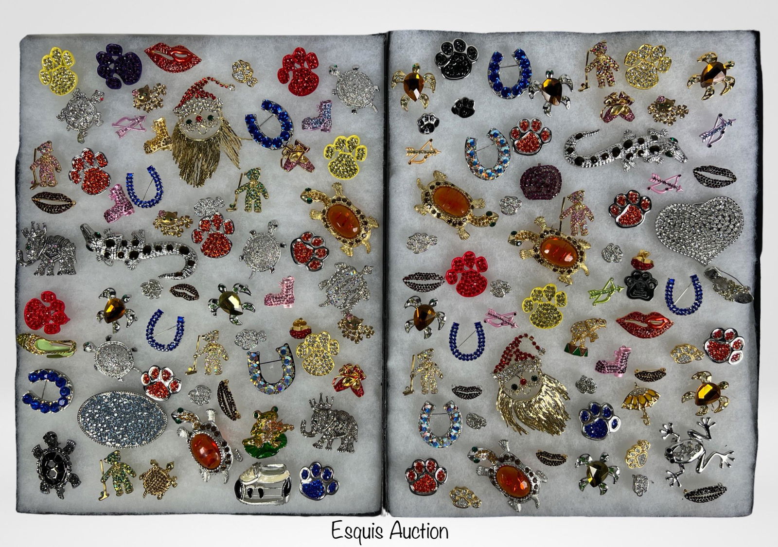 Assortment of Brooches & Pins with Rhinestones (1 of 7)