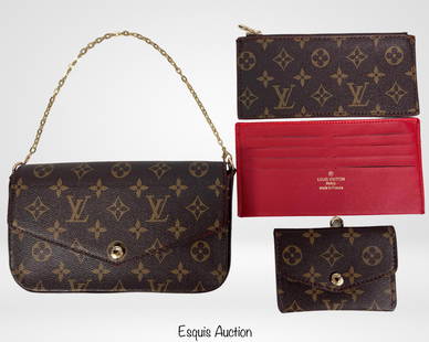 Louis Vuitton Monogram Canvas Felicie Pochette: The Louis Vuitton Monogram Canvas Felicie Pochette is a stylish and versatile accessory that offers both functionality and luxury. Made with the iconic monogram canvas, this pochette features a compac