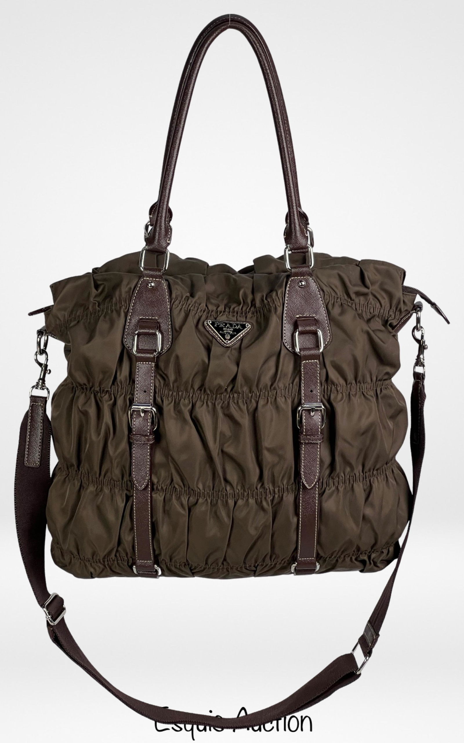 Prada Tessuto Gaufre Satchel/ Handbag/ Bag (1 of 4)